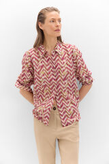 Cortefiel Camisa algod&oacute;n estampada Multicolor
