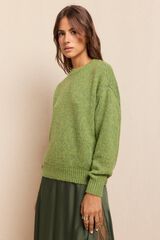 Slowlove Su&eacute;ter b&aacute;sico Verde