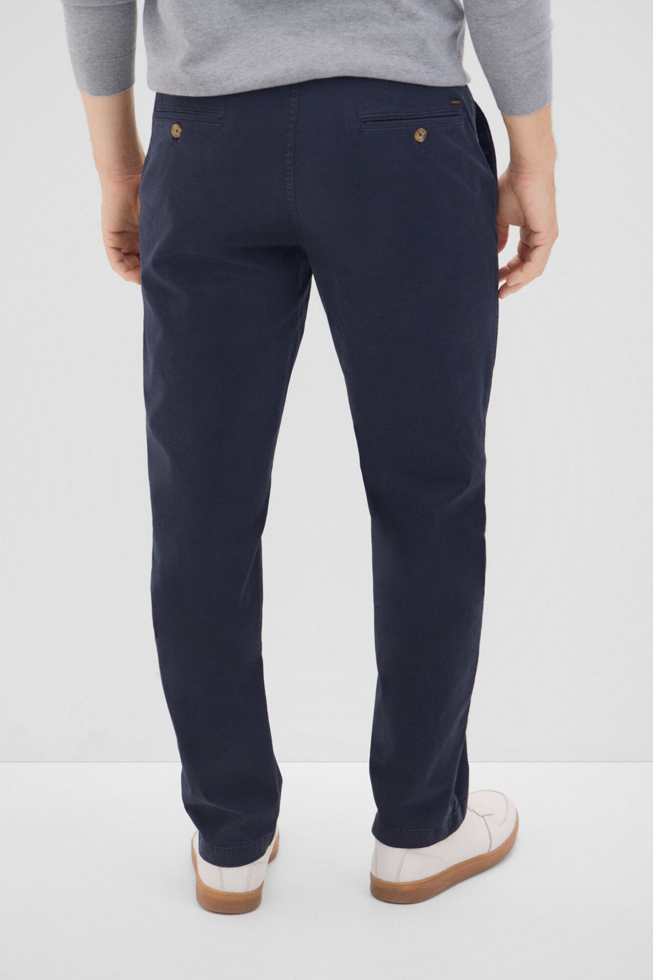 Cortefiel Pantal&oacute;n chino regular fit Azul marino