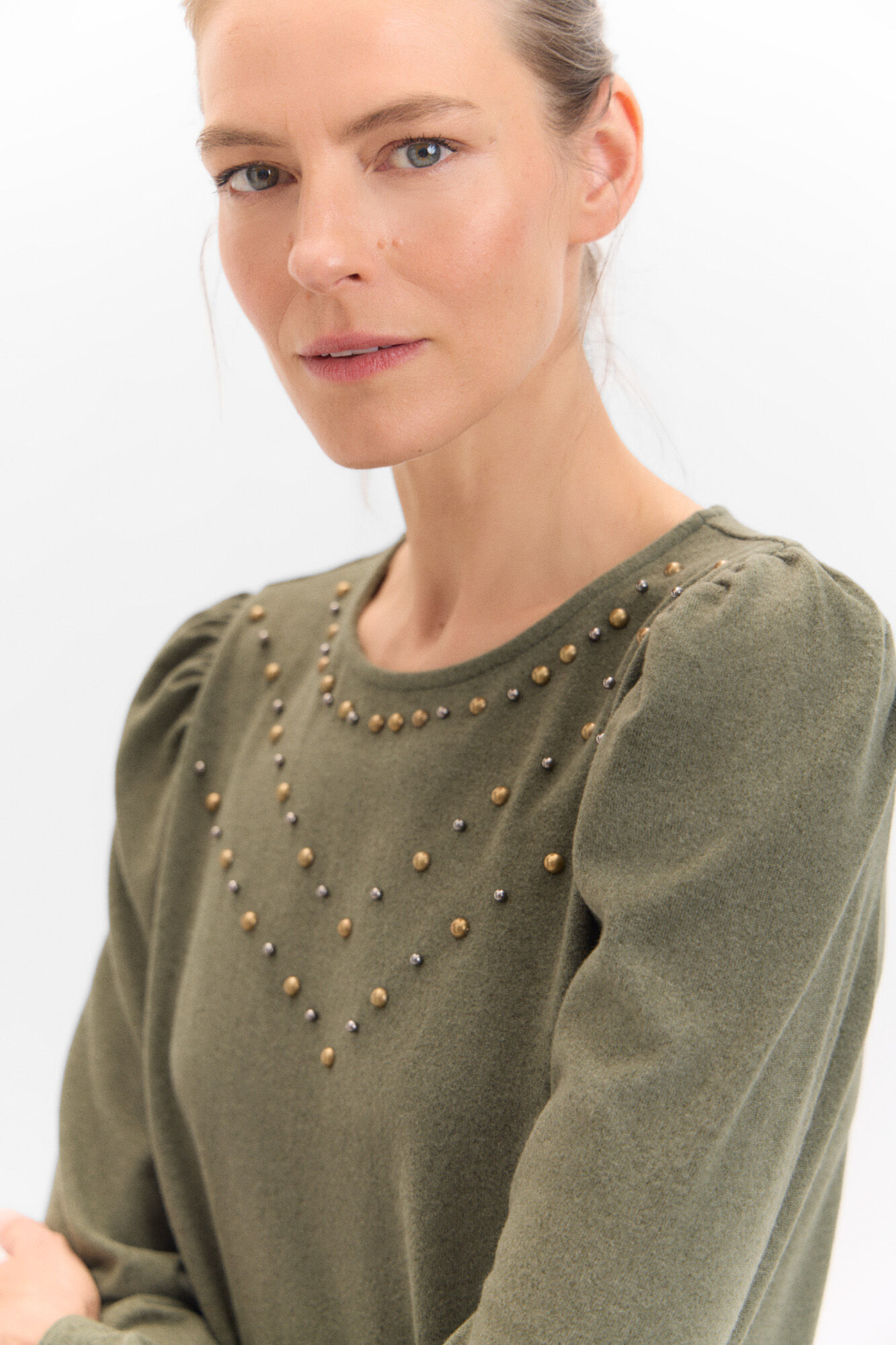 Cortefiel Camiseta con studs