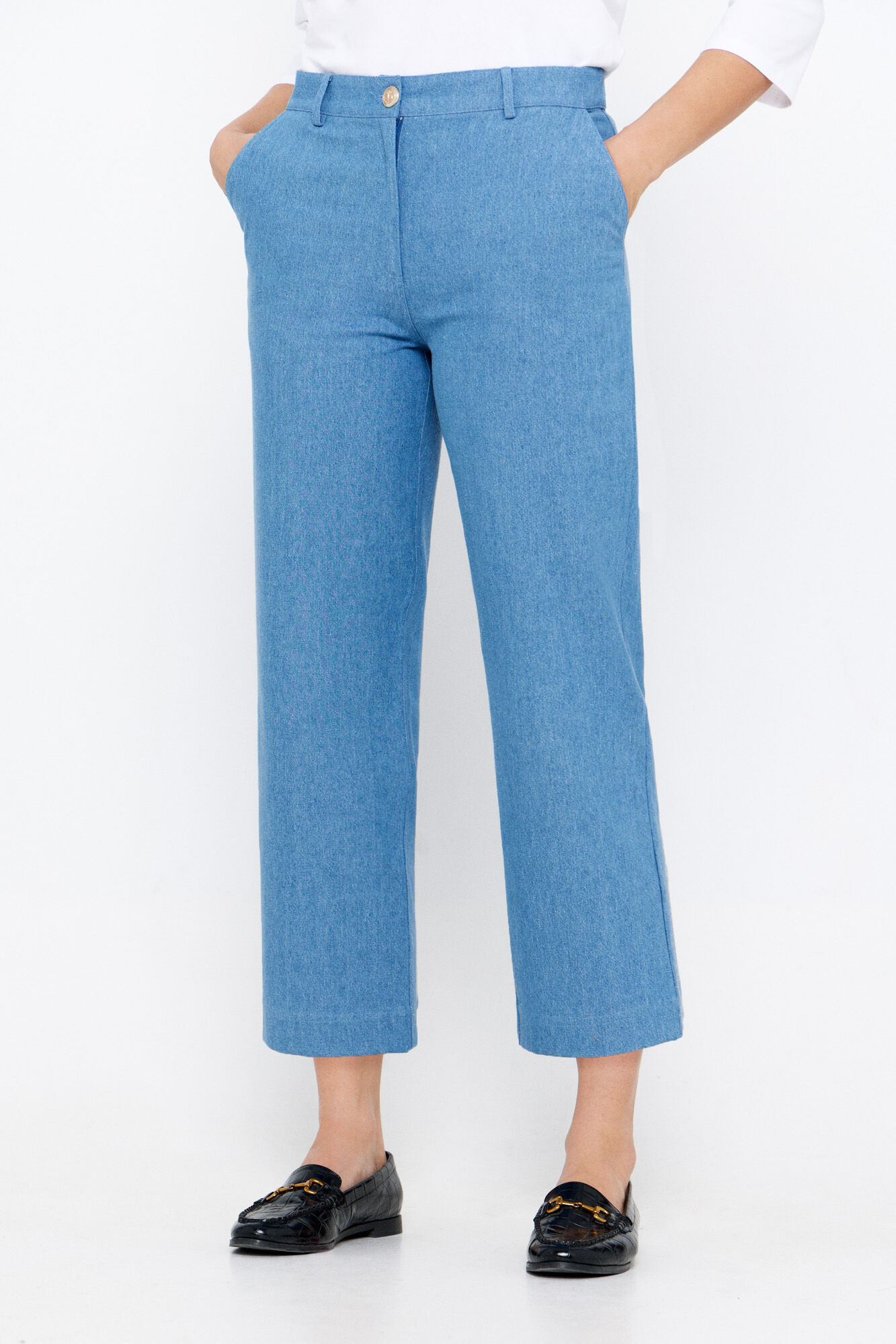 Cortefiel Pantal&oacute;n look denim