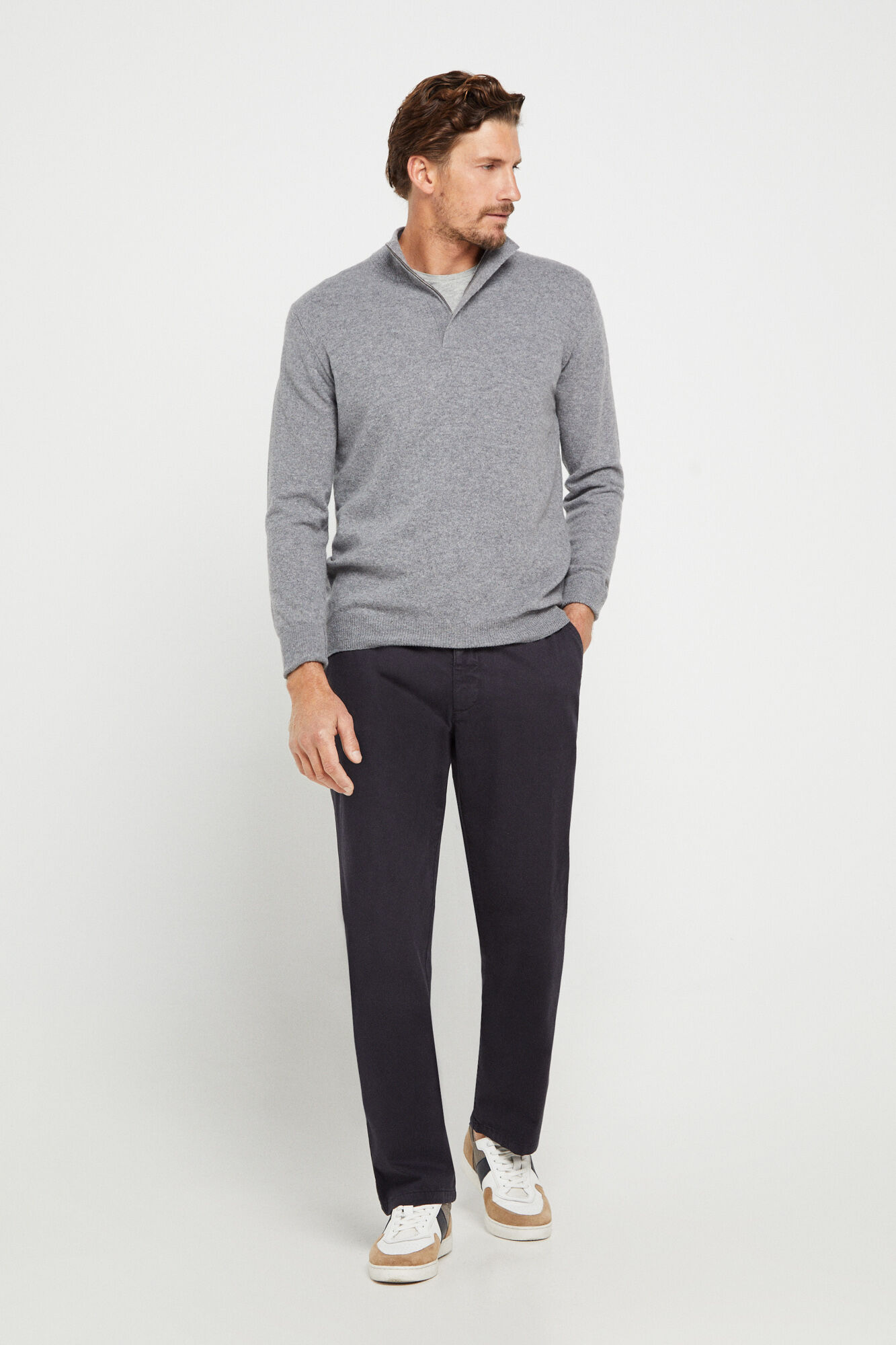 Cortefiel Pantal&oacute;n chino slim fit Azul marino