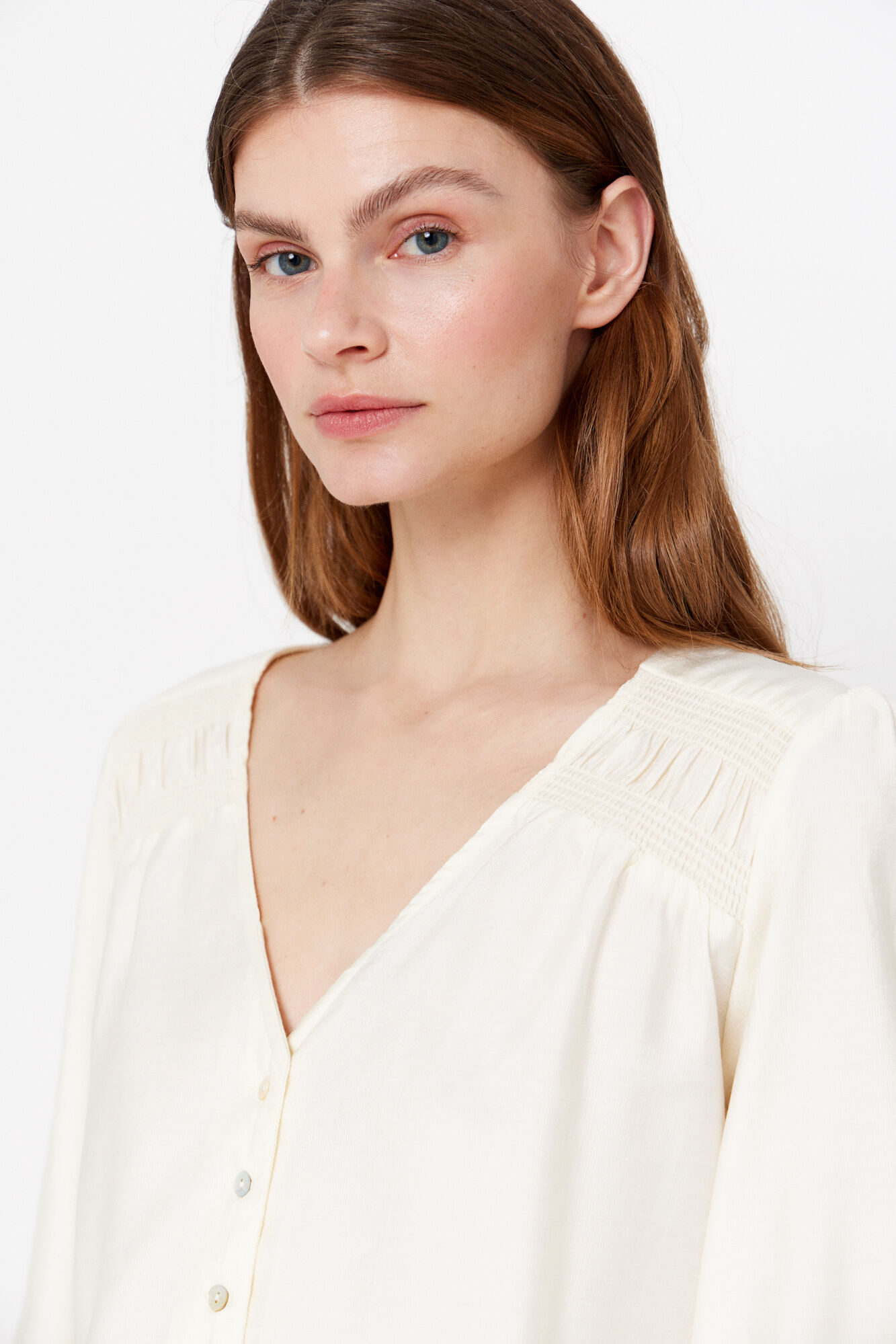 Cortefiel Blusa escote pico