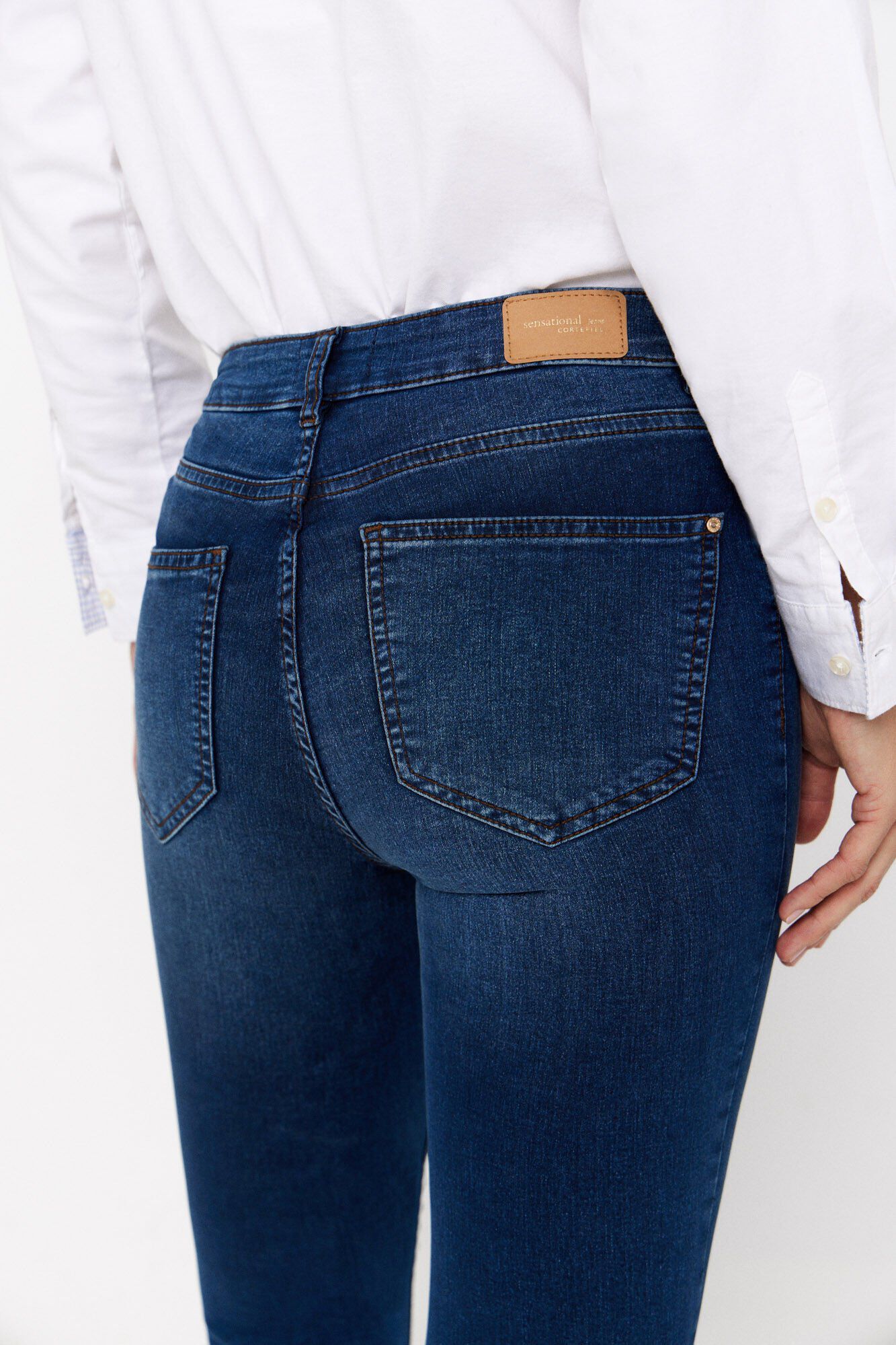 Cortefiel Pitillo vaquero Sensational fit Azul