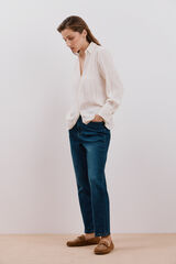 Cortefiel Jeans Mom Azul