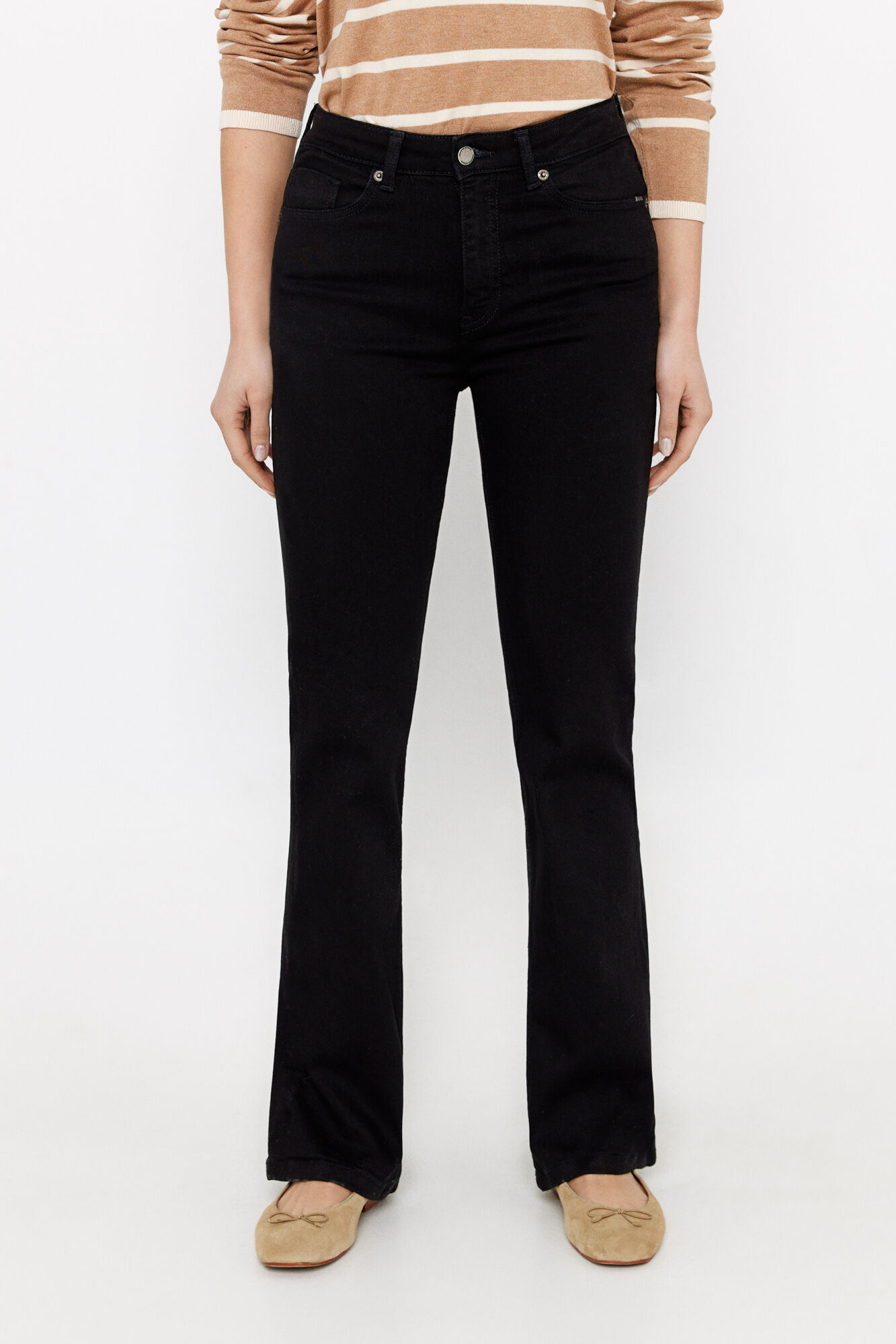Cortefiel pantal&oacute;n vaquero campana fit Negro