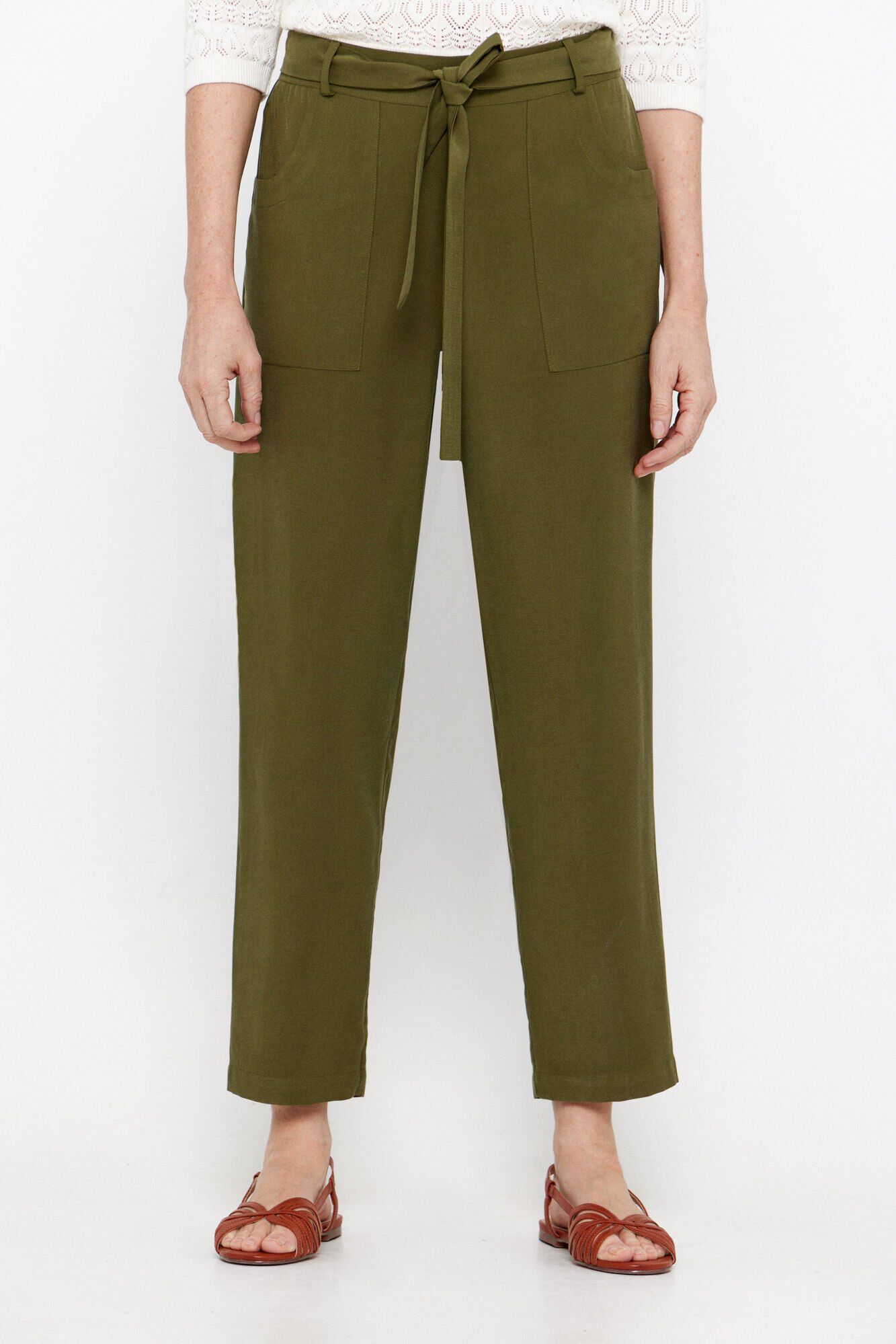 Cortefiel Pantal&oacute;n bolsillos Kaki