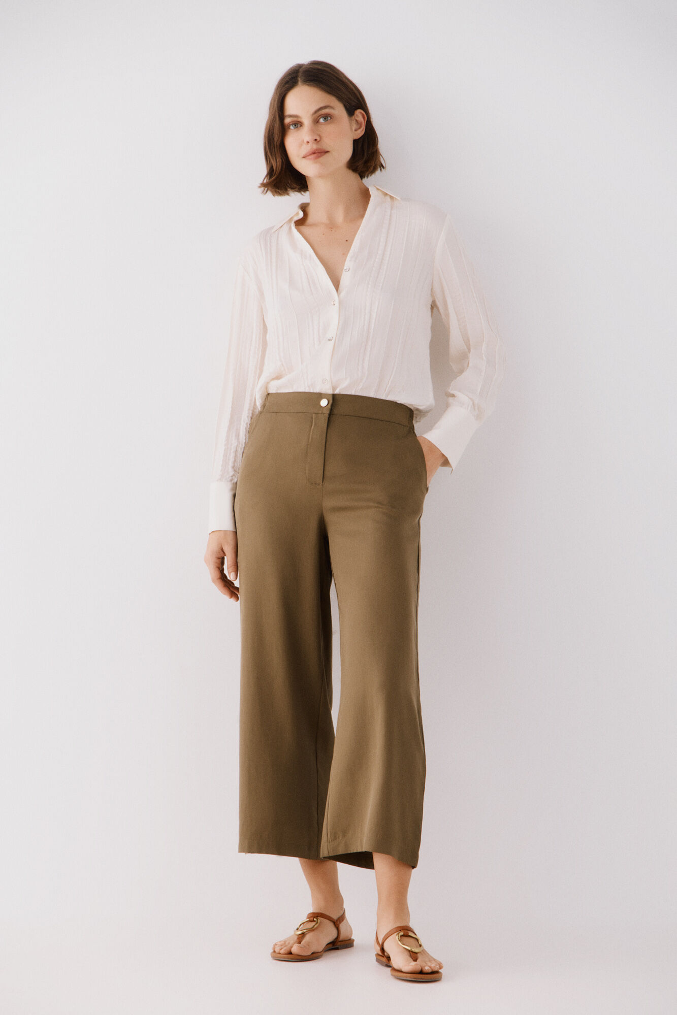 Cortefiel Pantal&oacute;n de tencel