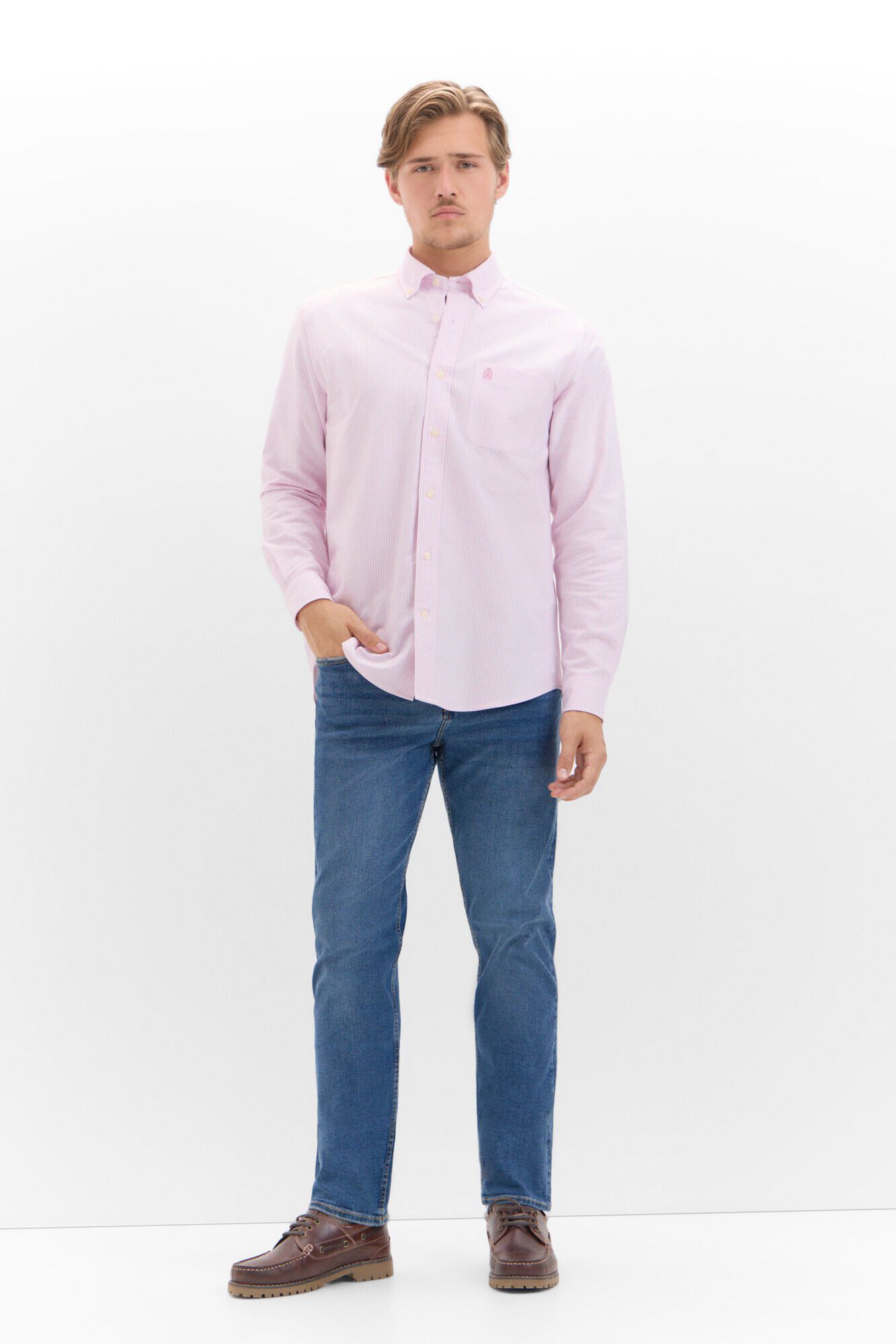 Cortefiel Camisa oxford rayas