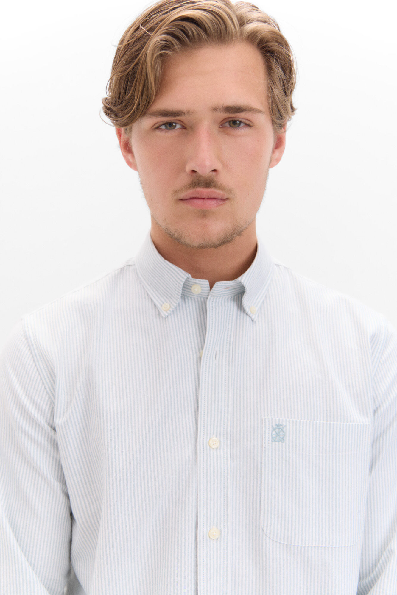Cortefiel Camisa oxford rayas