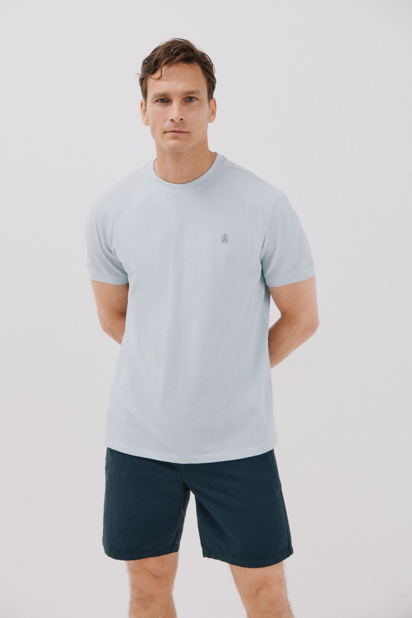 Cortefiel Playera b&aacute;sica piqu&eacute;