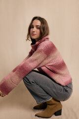 Slowlove Jersey cuello vuelto Fucsia