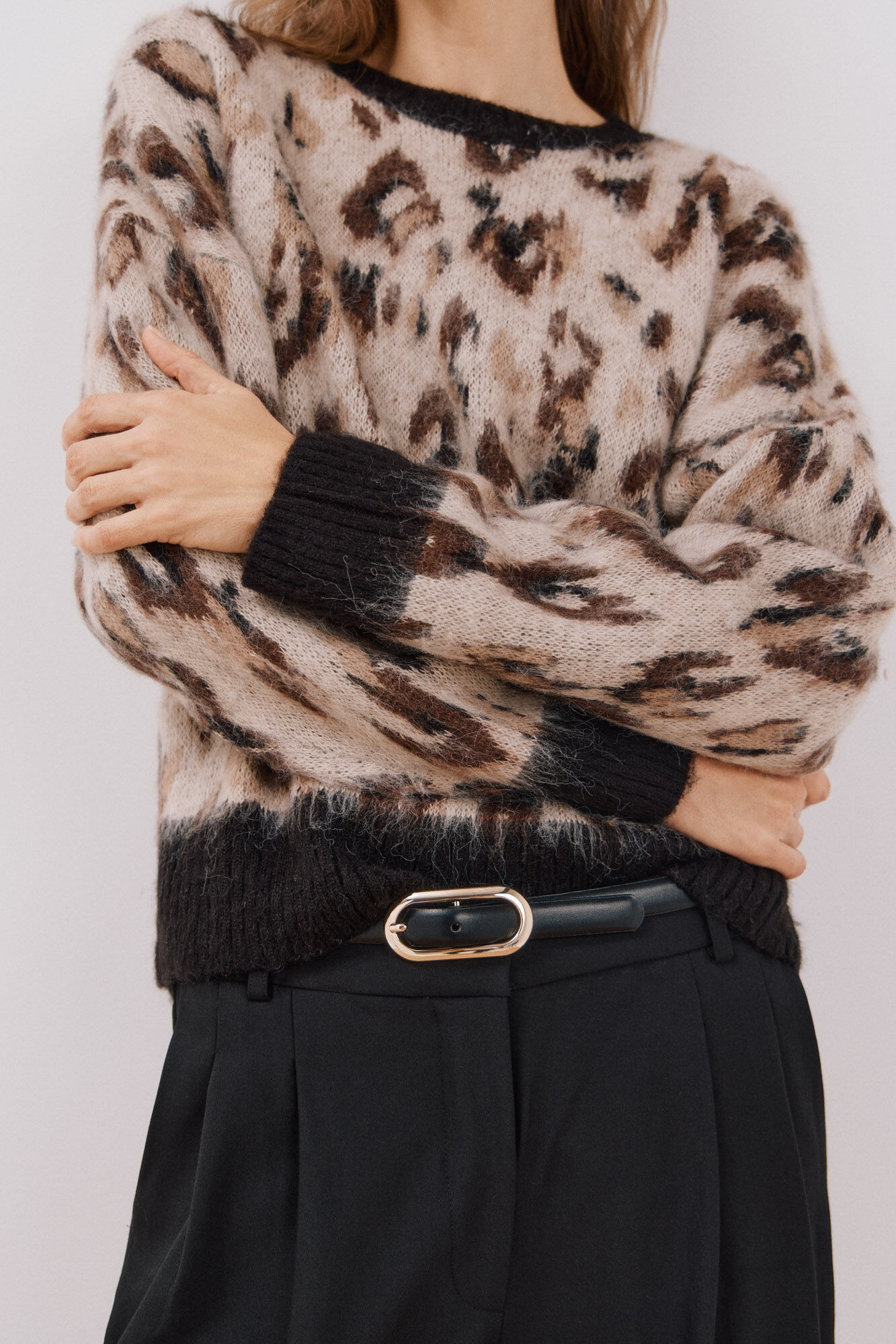 Cortefiel Jersey animal print