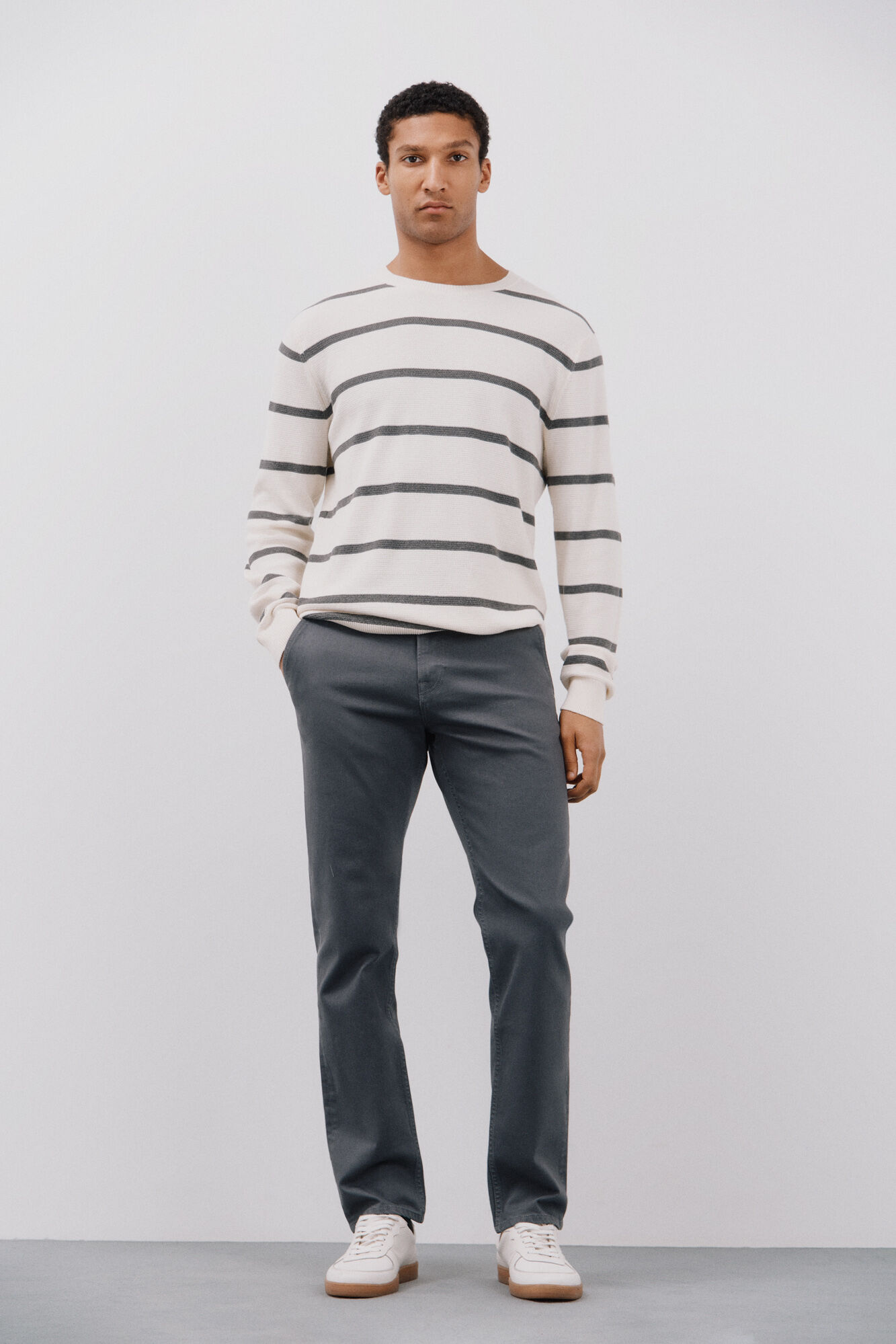 Cortefiel Pantal&oacute;n 5 bolsillos color regular fit