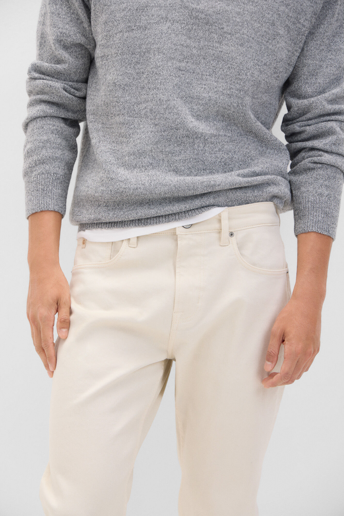 Cortefiel Pantal&oacute;n 5 bolsillos color regular fit
