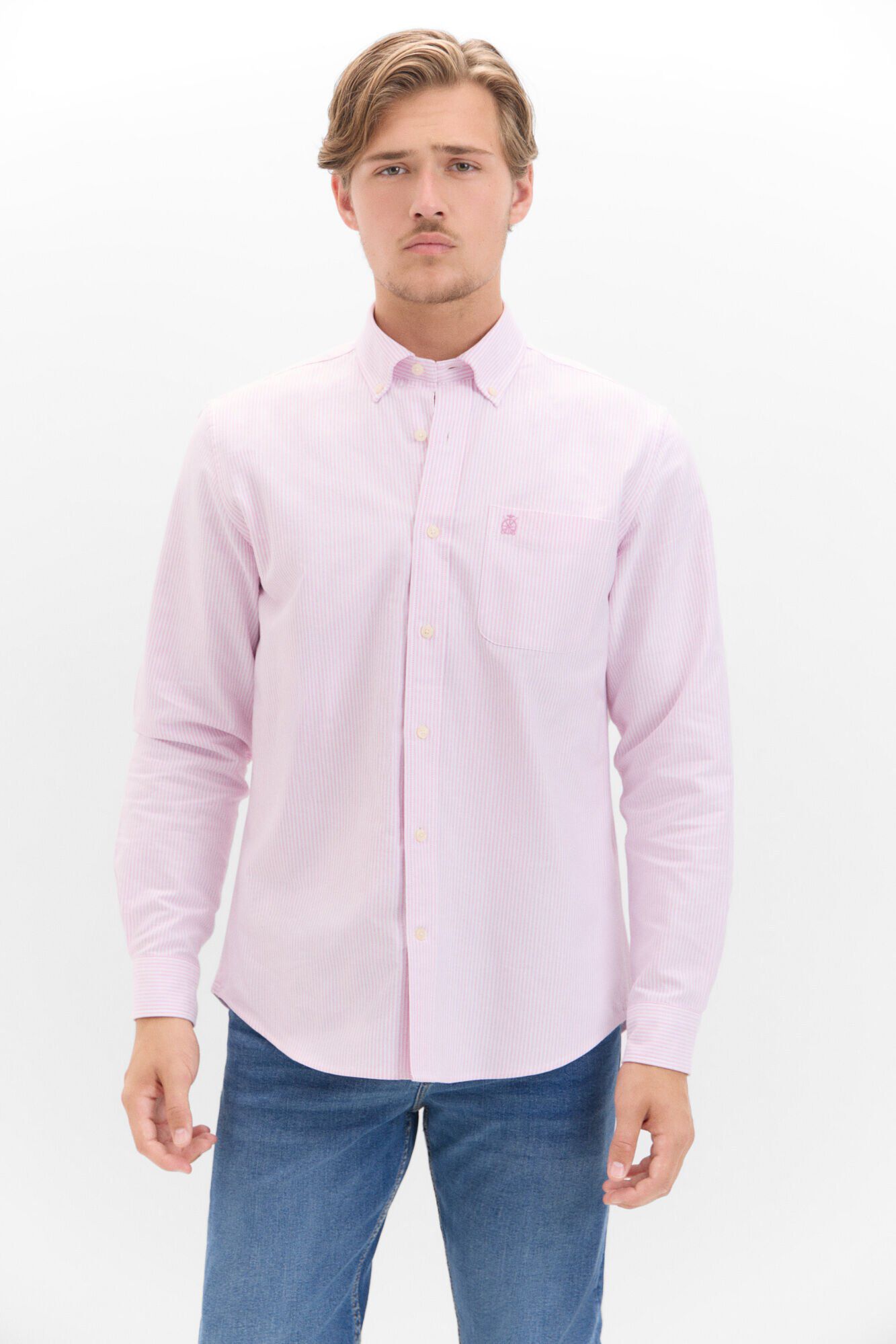 Cortefiel Camisa oxford rayas