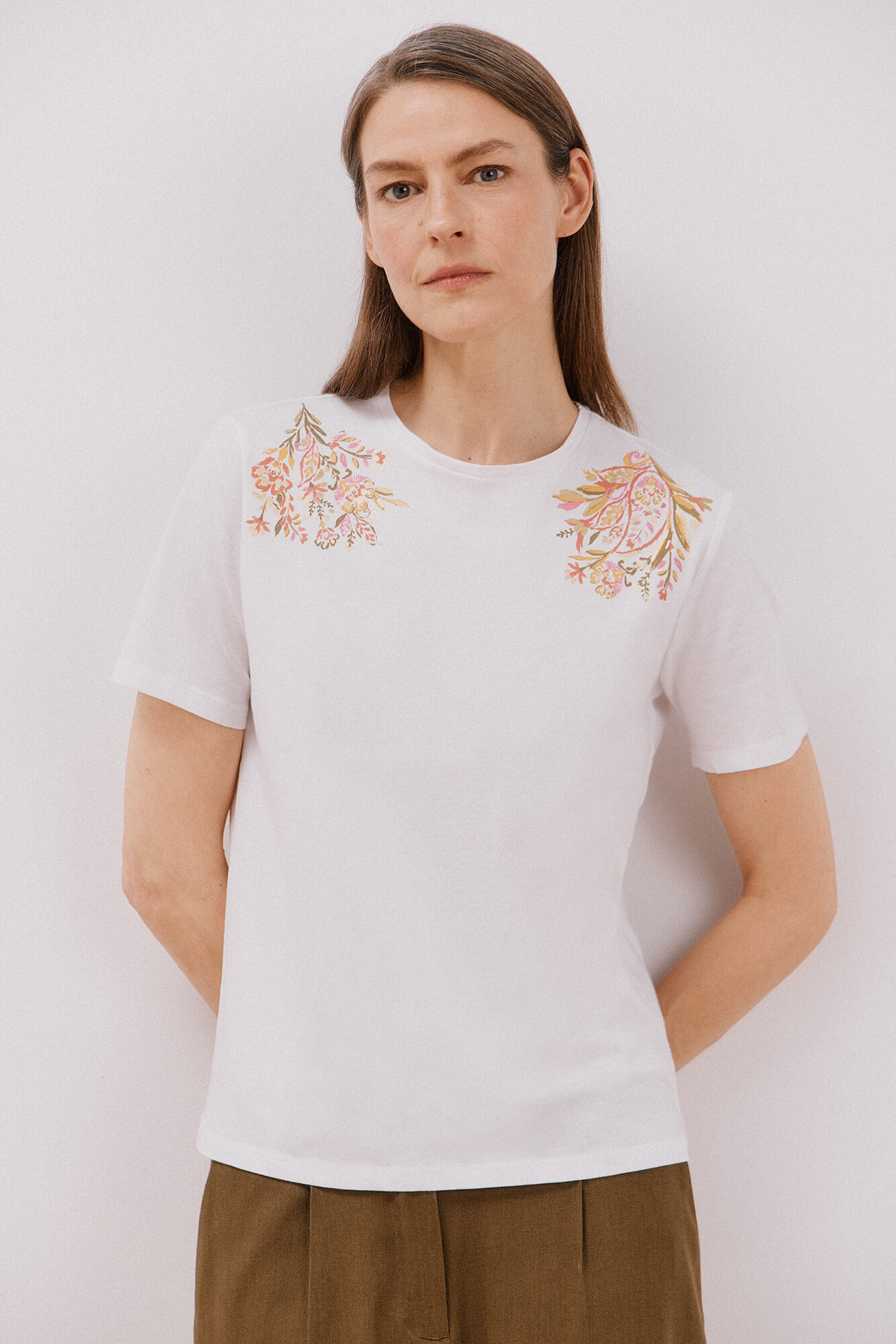 Cortefiel Playera estampada