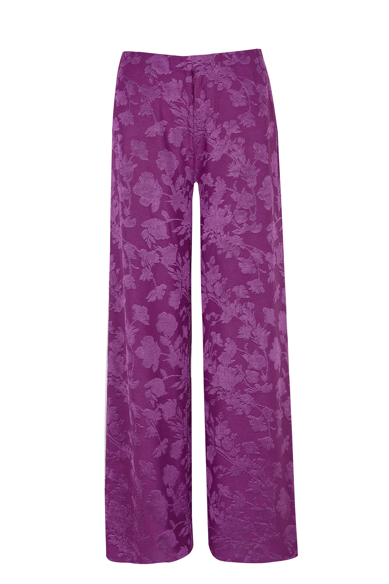 Cortefiel Pantal&oacute;n jacquard punto Lila