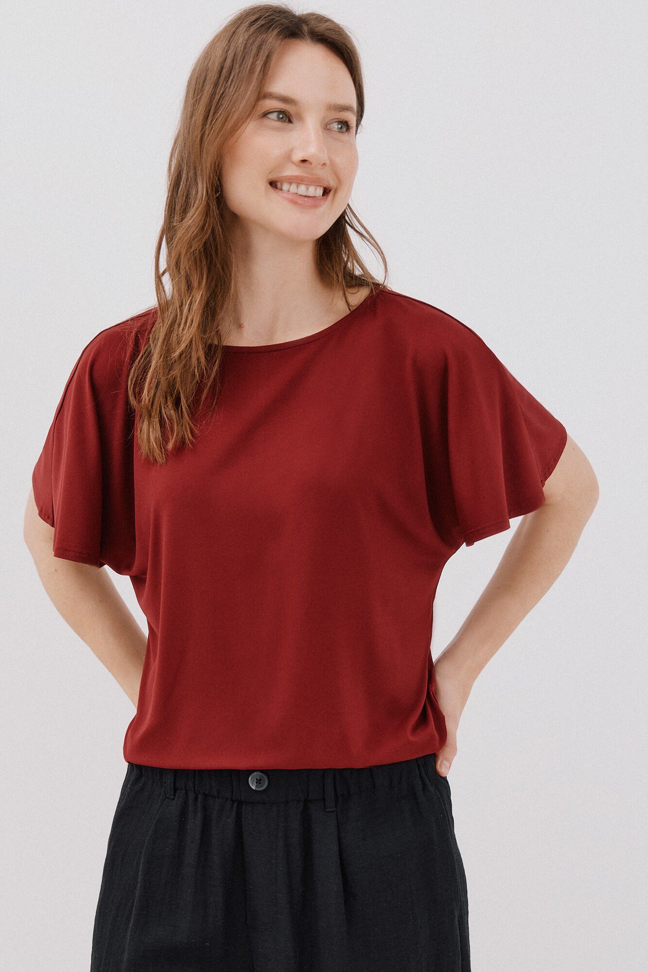 Cortefiel Playera b&aacute;sica fluida
