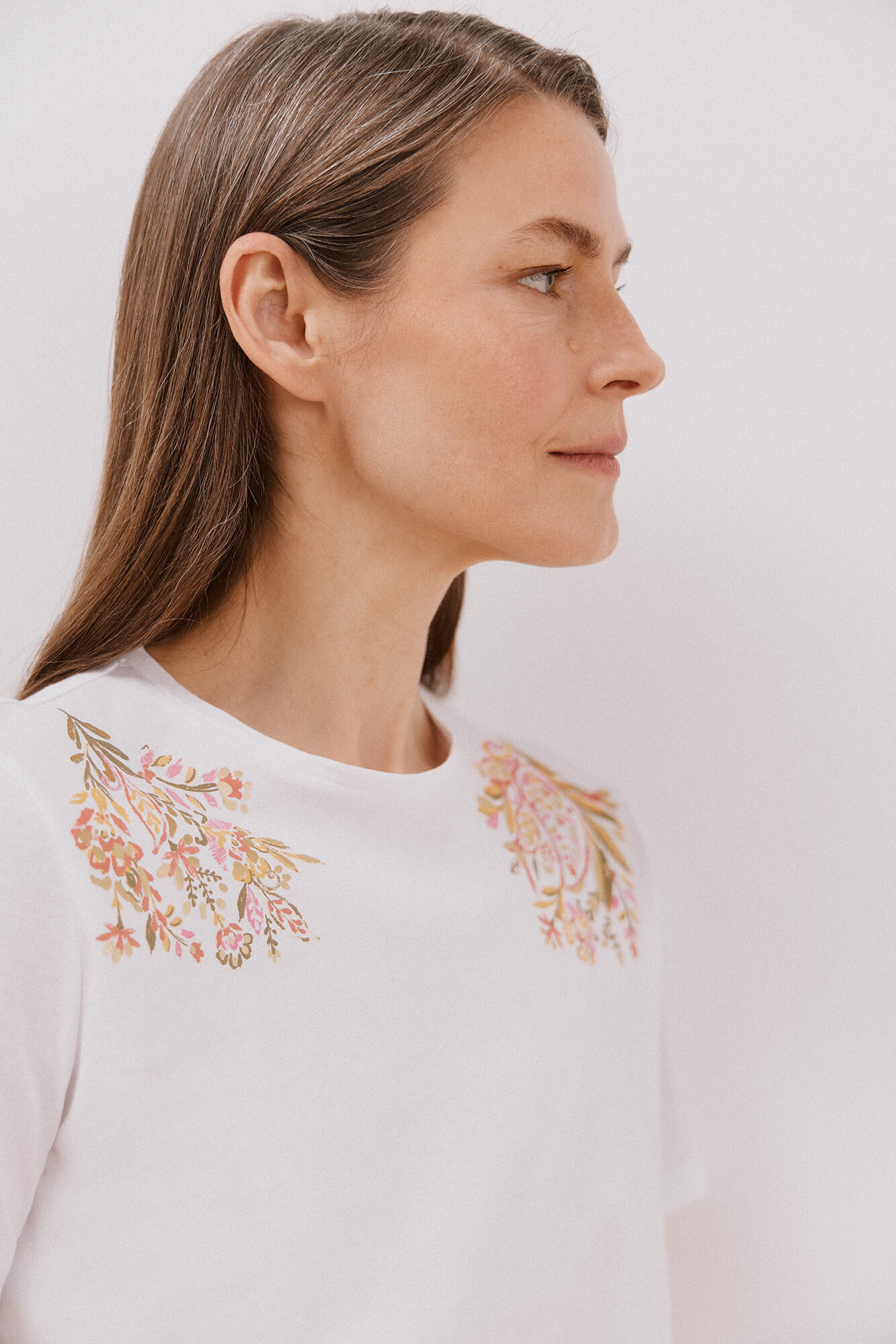 Cortefiel Playera estampada