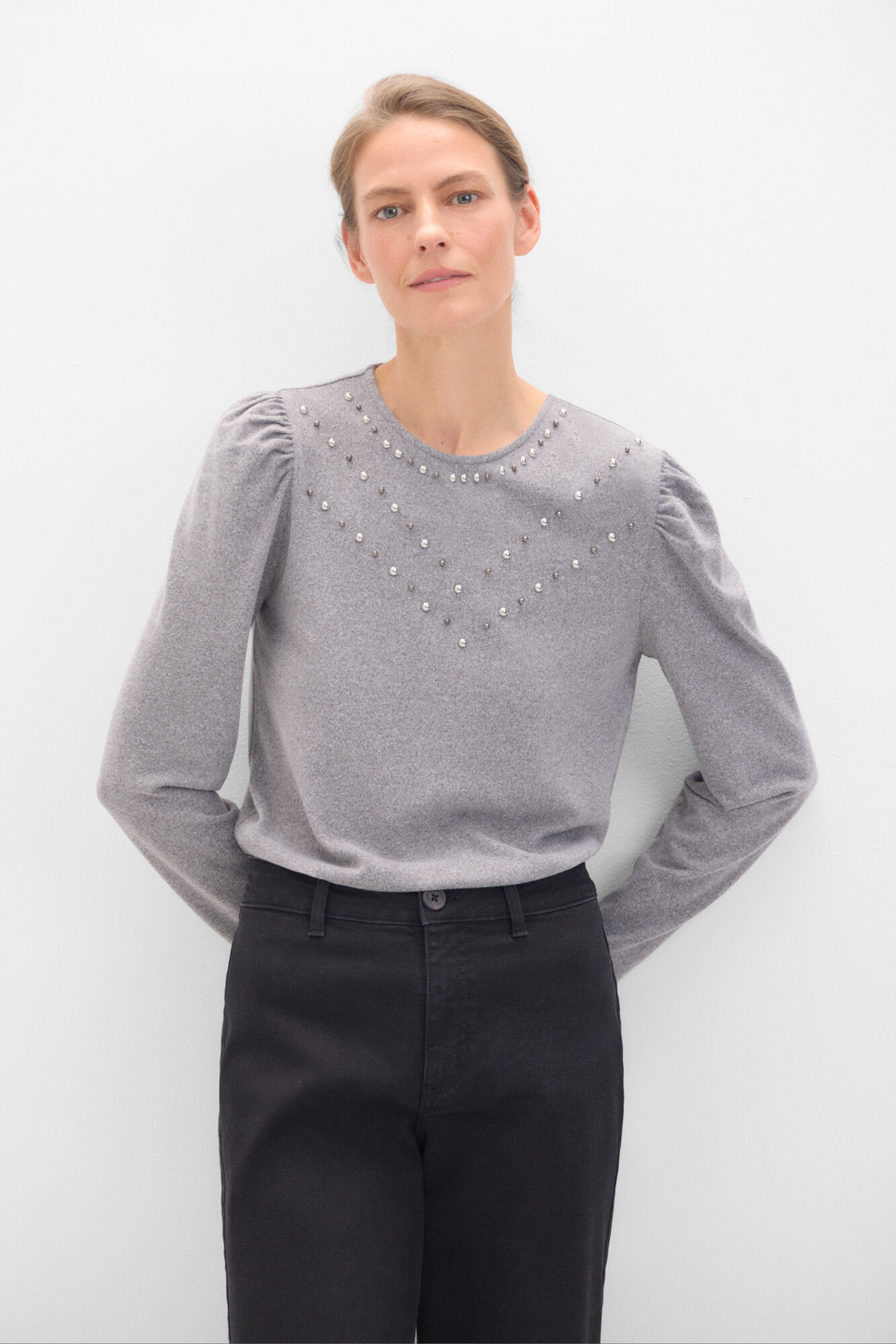 Cortefiel Camiseta con studs
