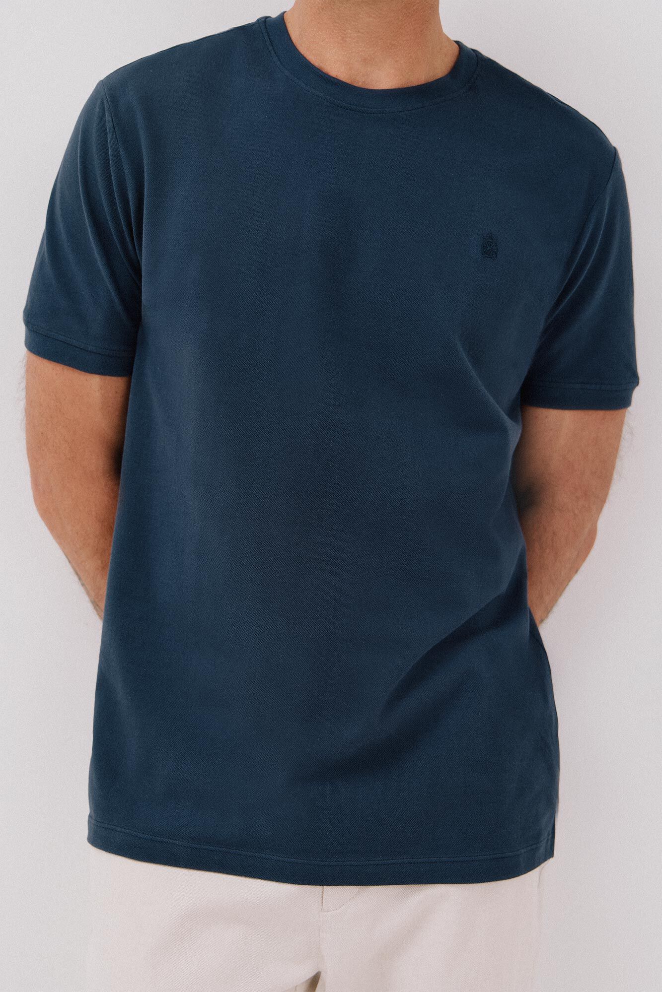 Cortefiel Playera b&aacute;sica piqu&eacute;