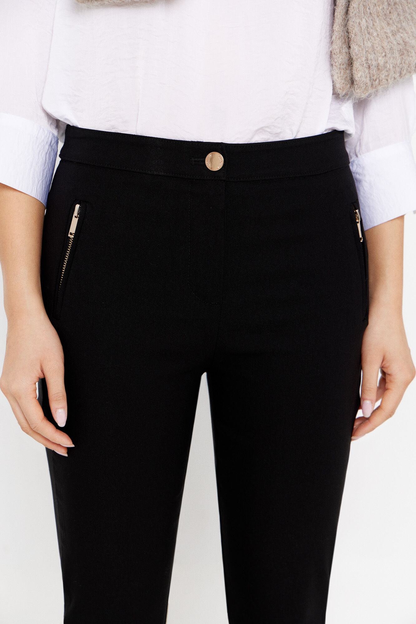 Cortefiel Pantal&oacute;n skinny Negro