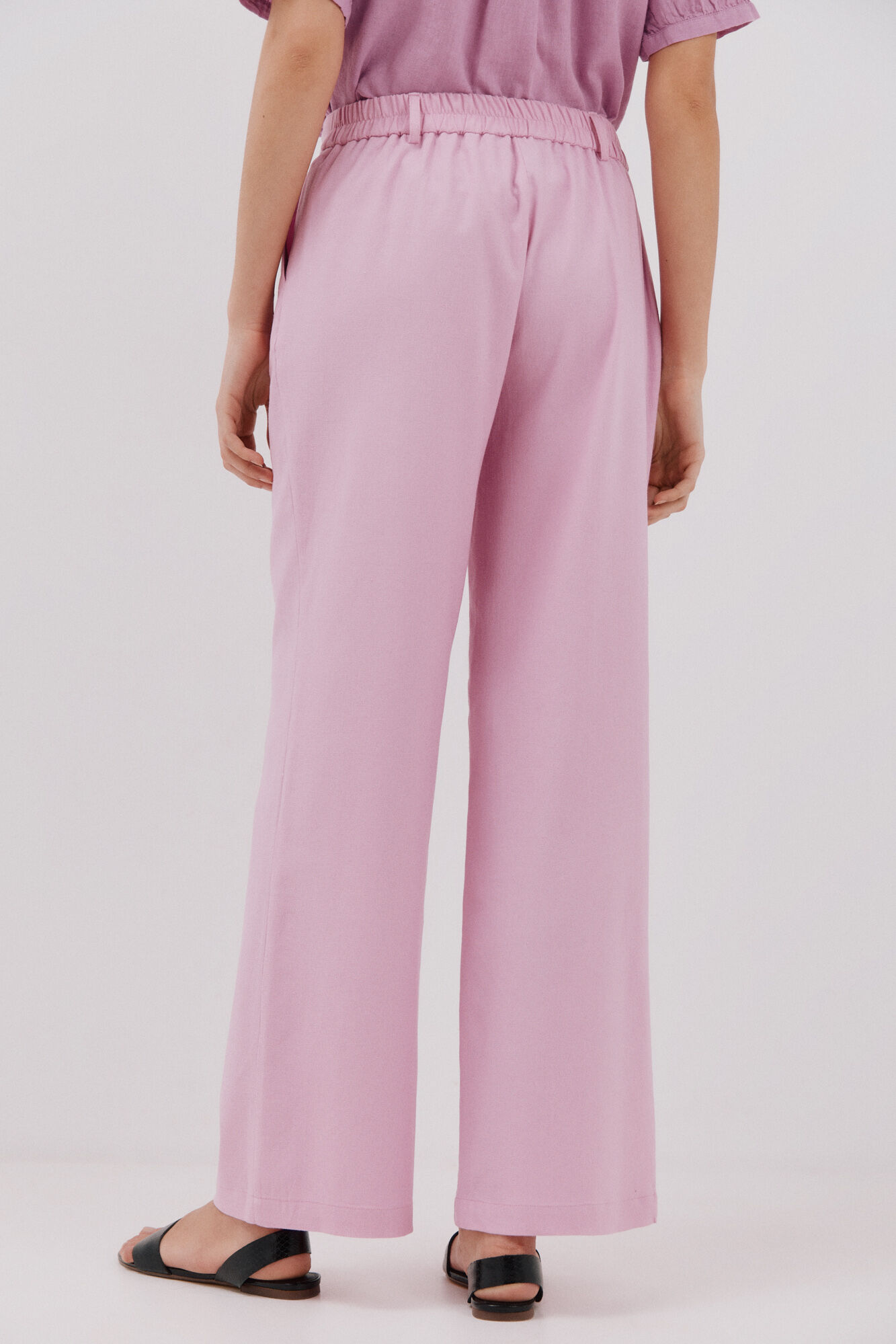 Cortefiel Falda midi capa Rosa