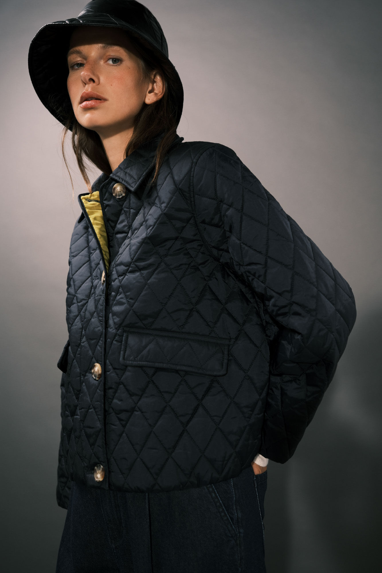 Cortefiel Anorak acolchado botones