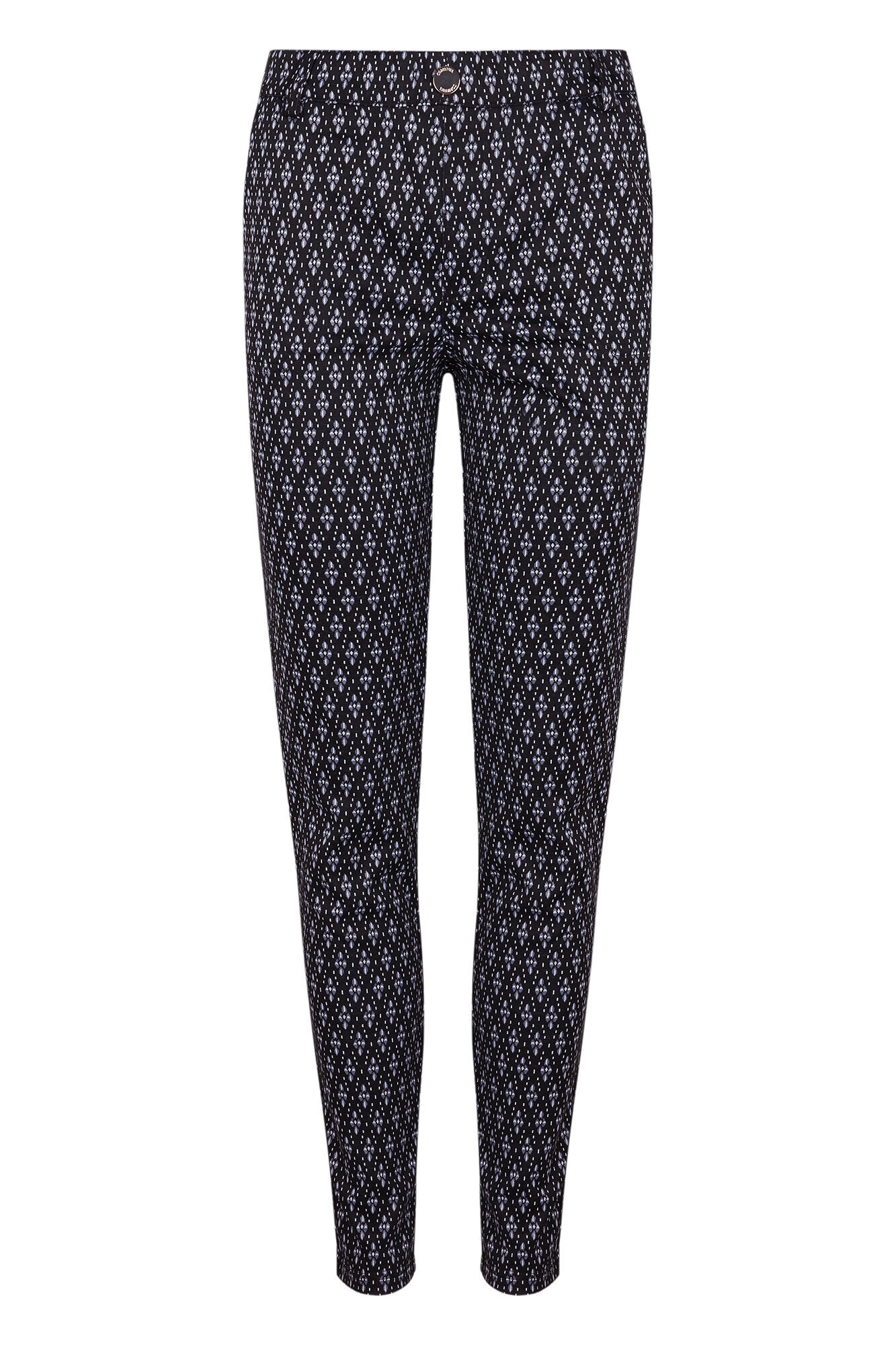 Cortefiel Pantal&oacute;n punto jacquard Estampado gris