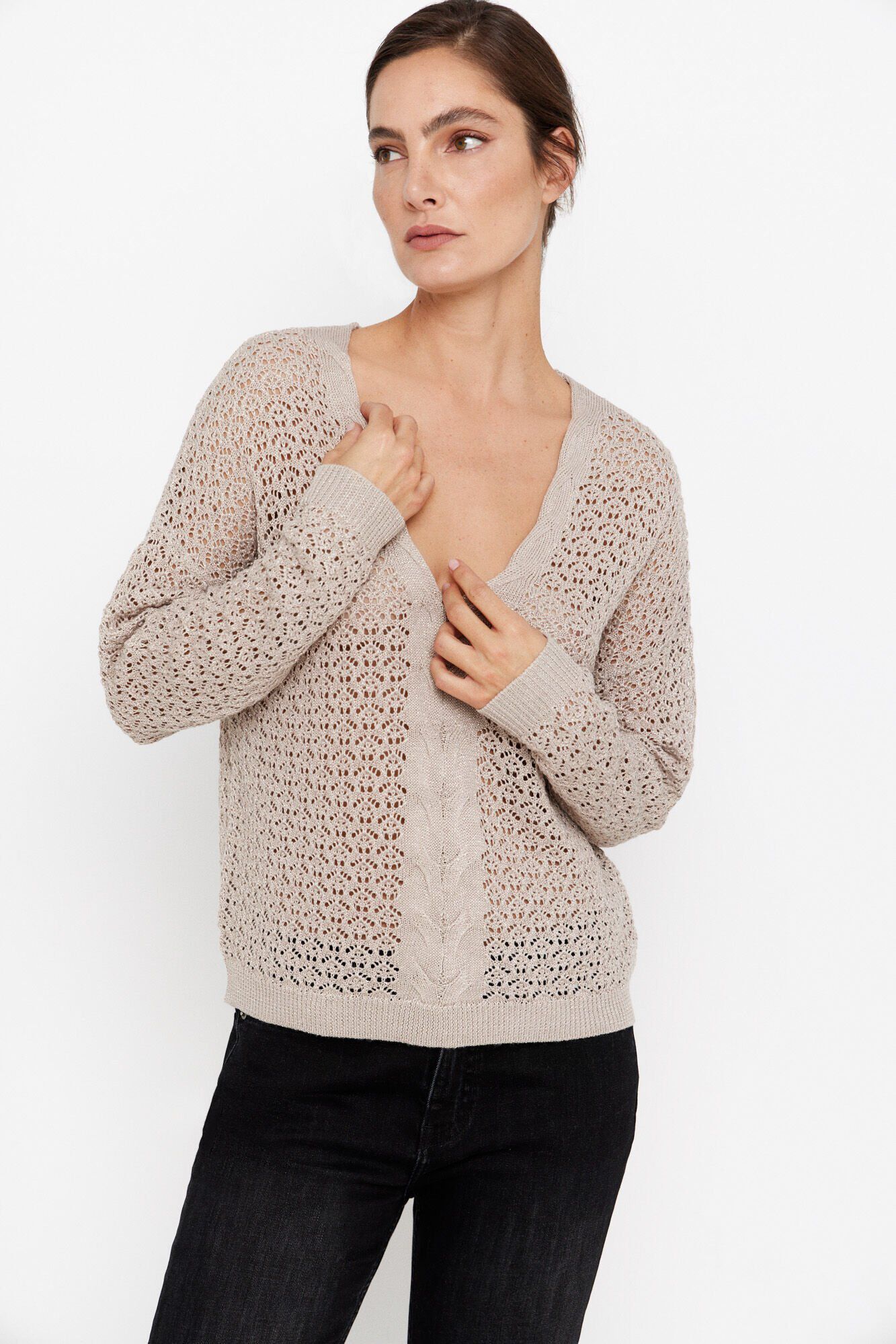 Cortefiel Jersey trenza central
