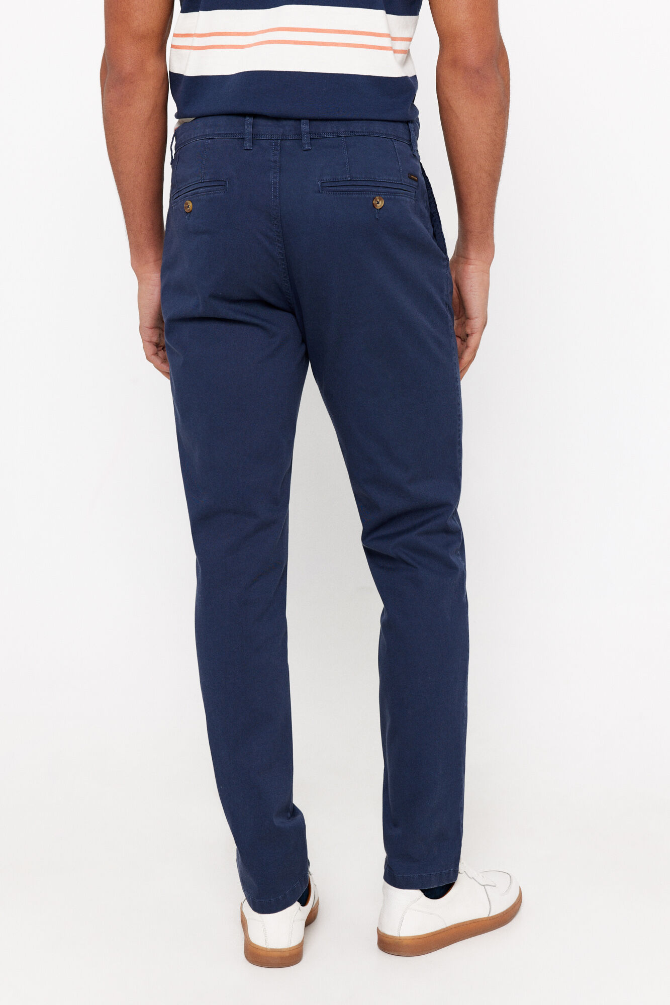 Cortefiel Pantal&oacute;n chino slim fit Azul oscuro