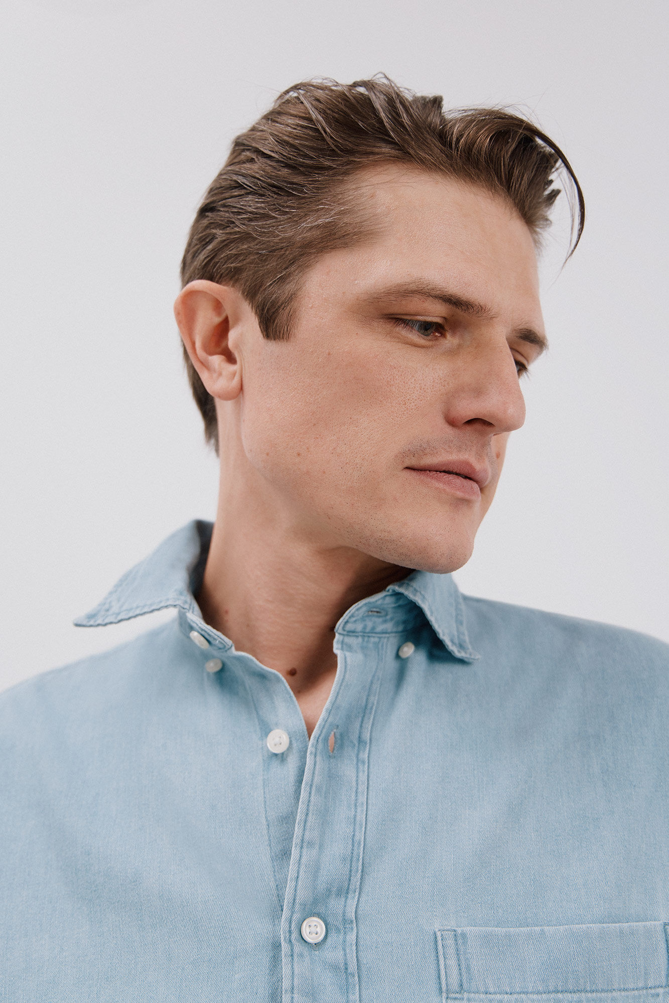 Cortefiel Camisa denim  