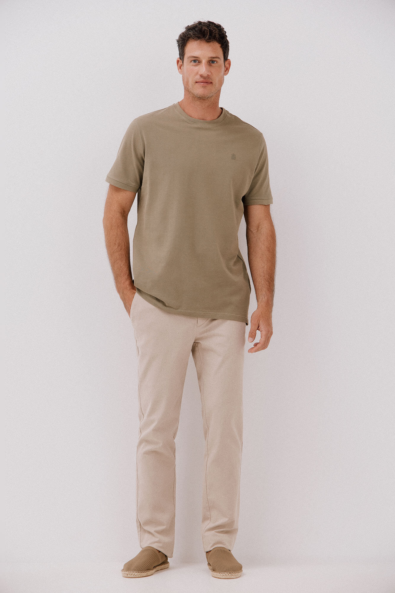Cortefiel Playera b&aacute;sica piqu&eacute;