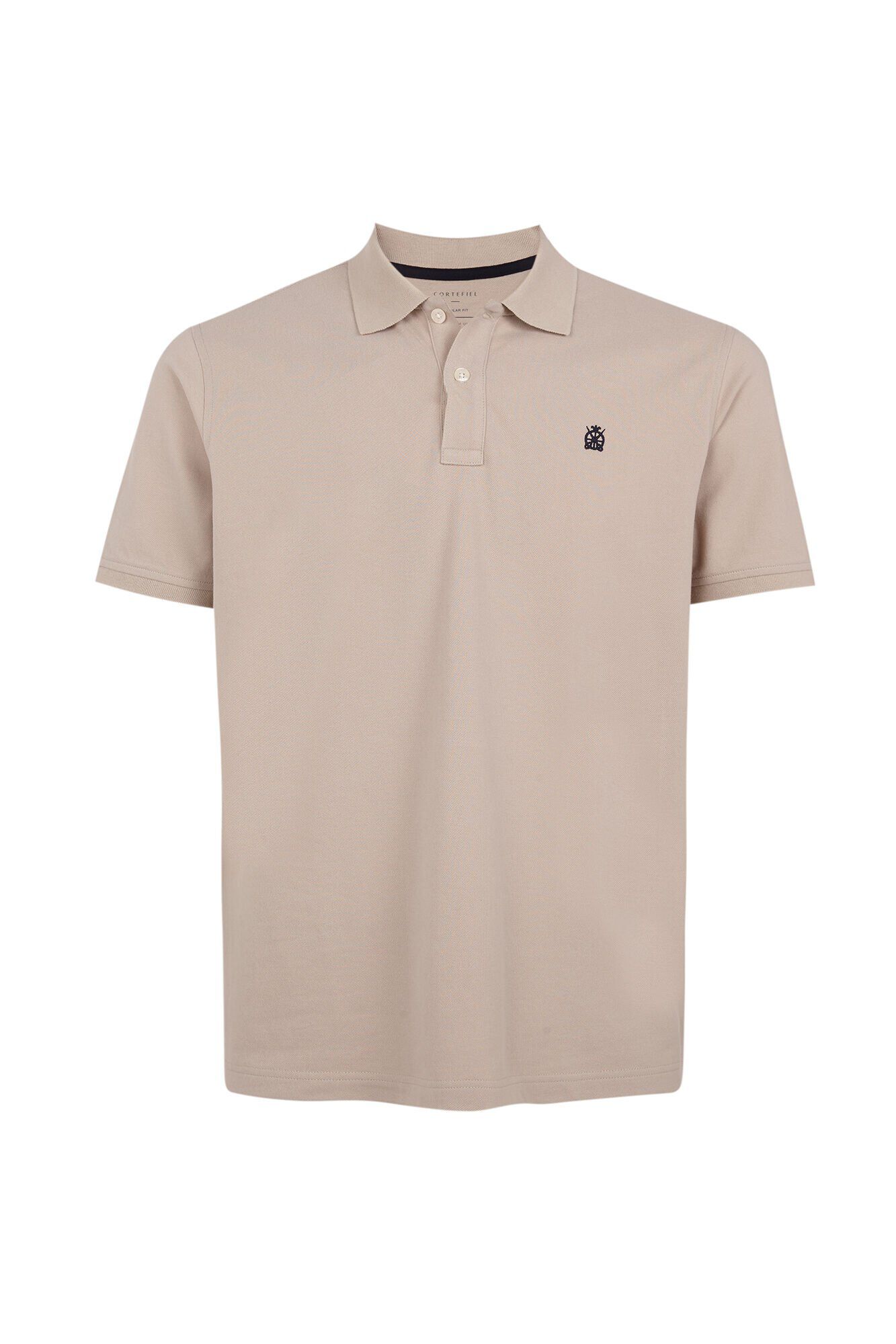 Cortefiel Polo b&aacute;sico piqu&eacute; Beige