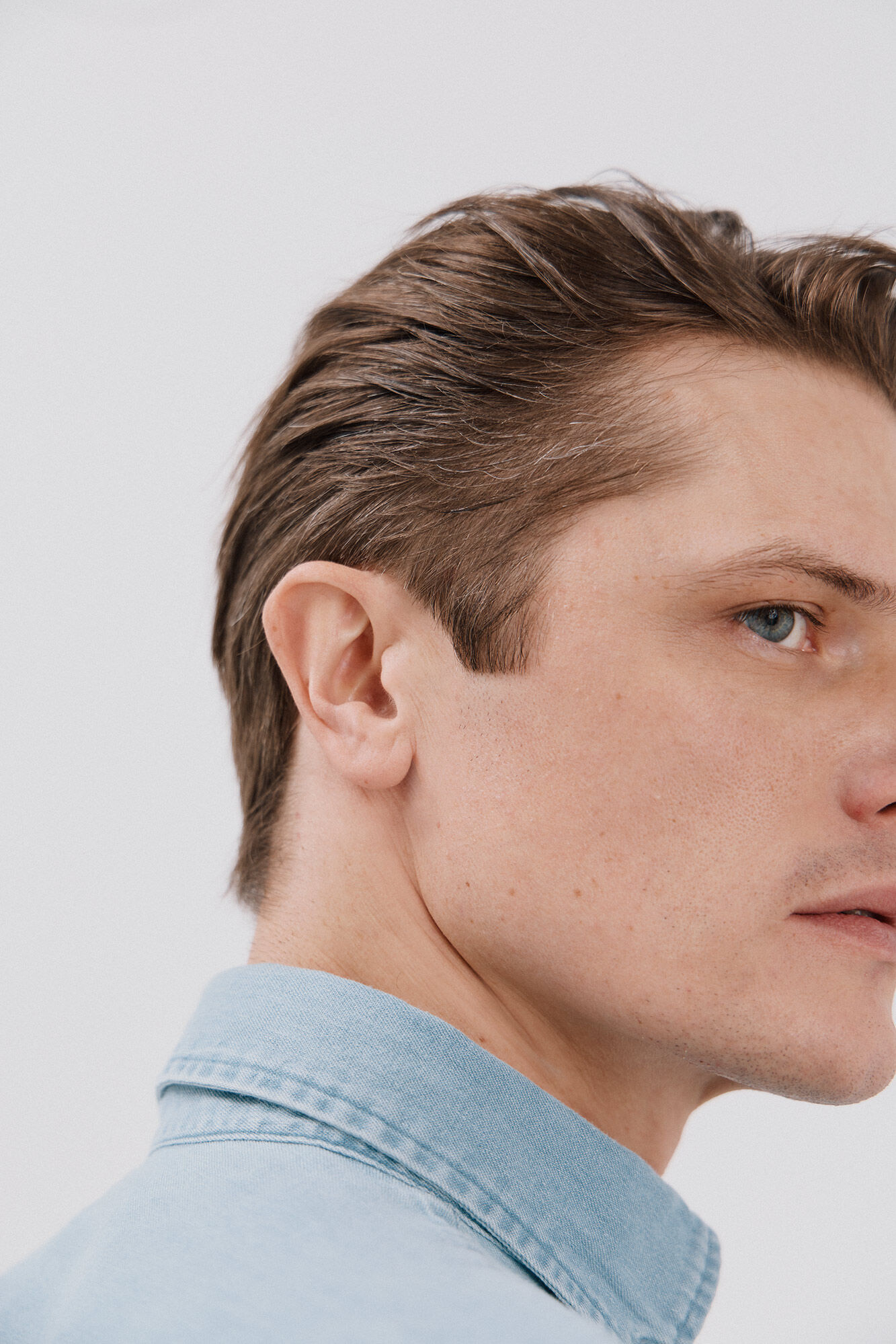 Cortefiel Camisa denim   Azul oscuro