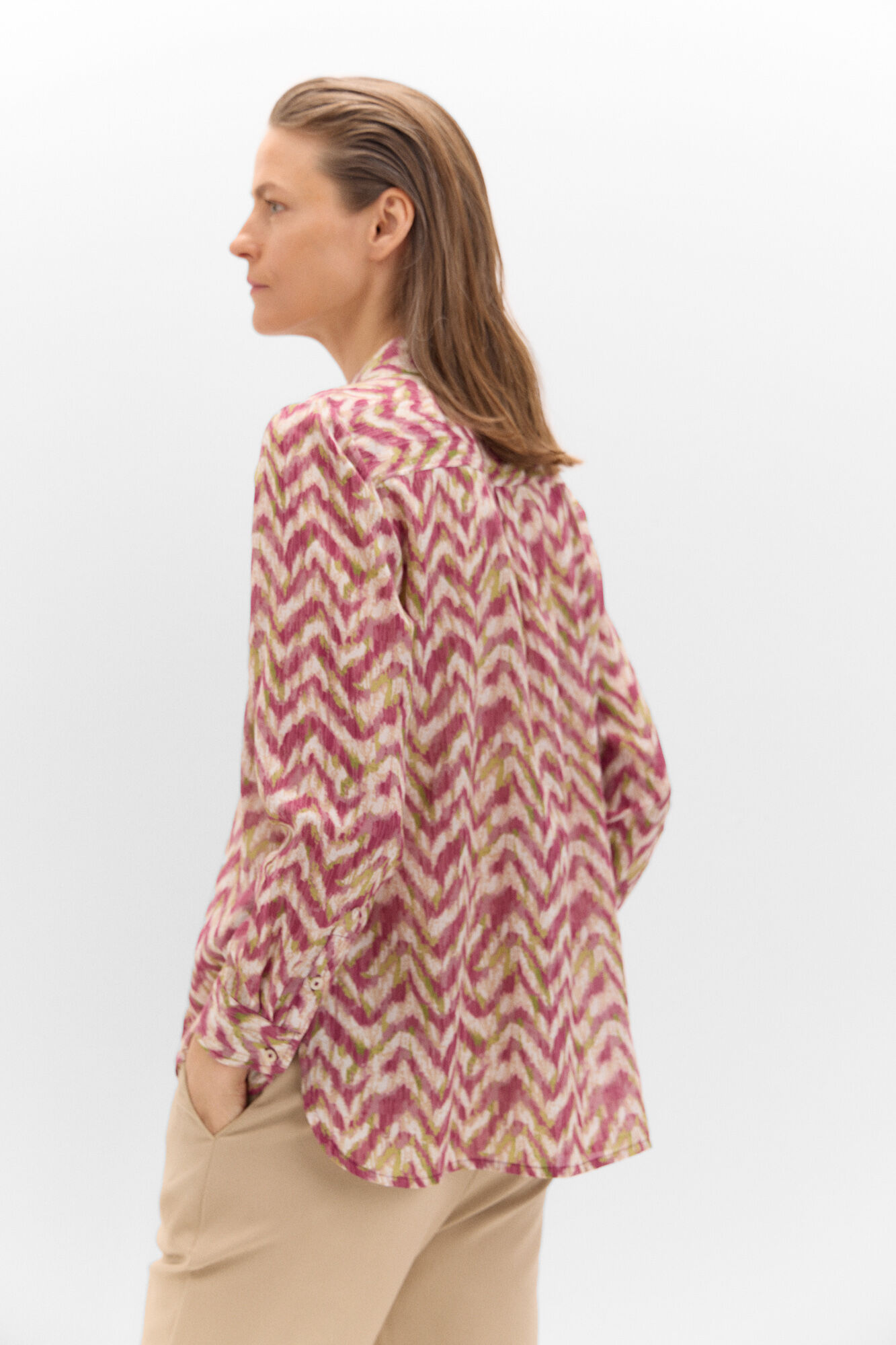 Cortefiel Camisa algod&oacute;n estampada Multicolor