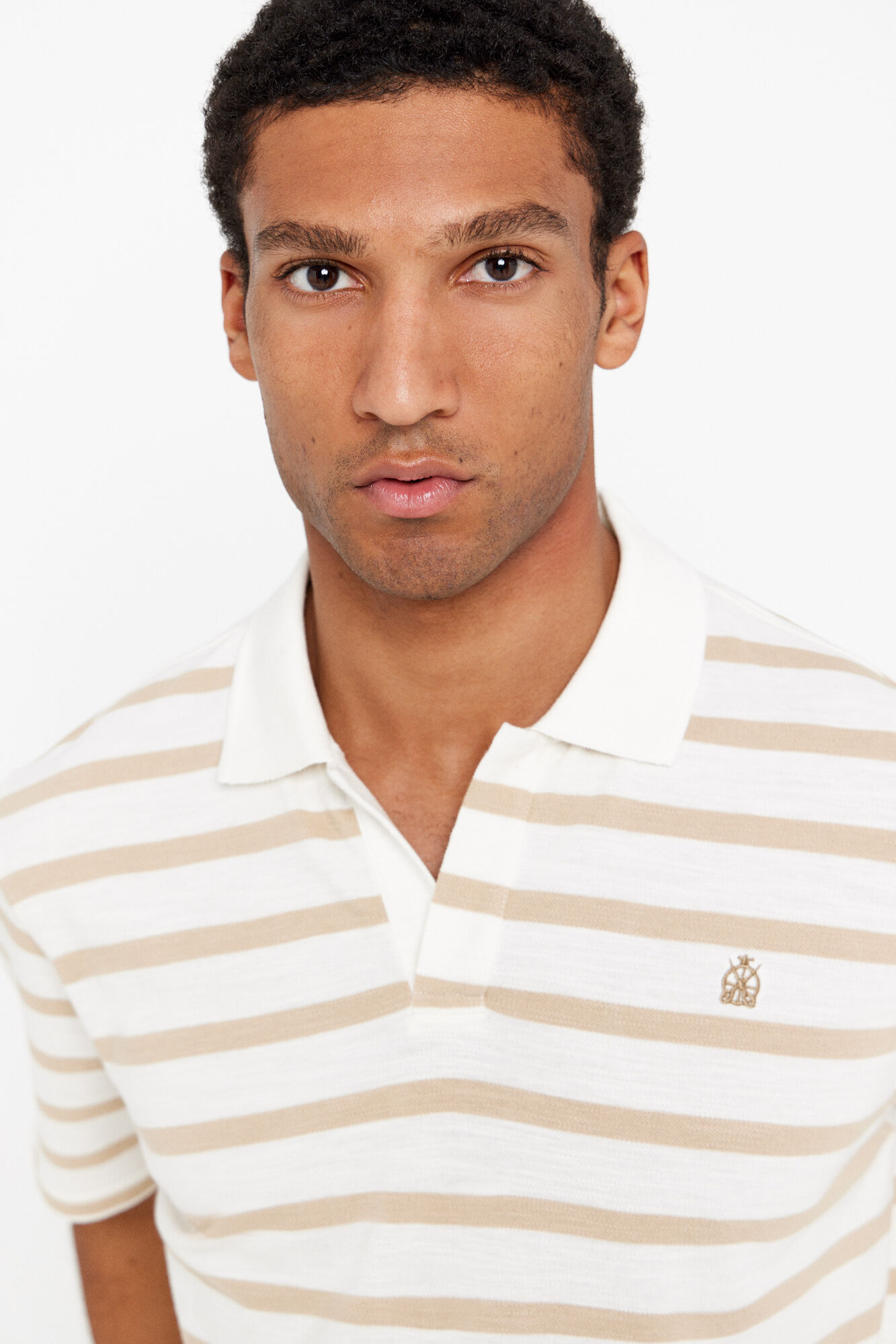 Cortefiel Polo slub rayas