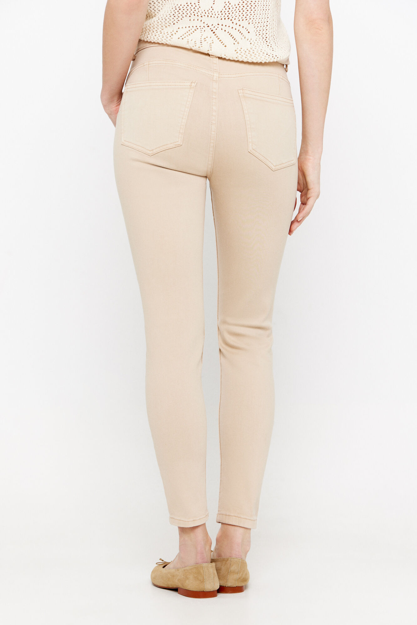 Cortefiel Pantal&oacute;n Vaquero Push Up Beige
