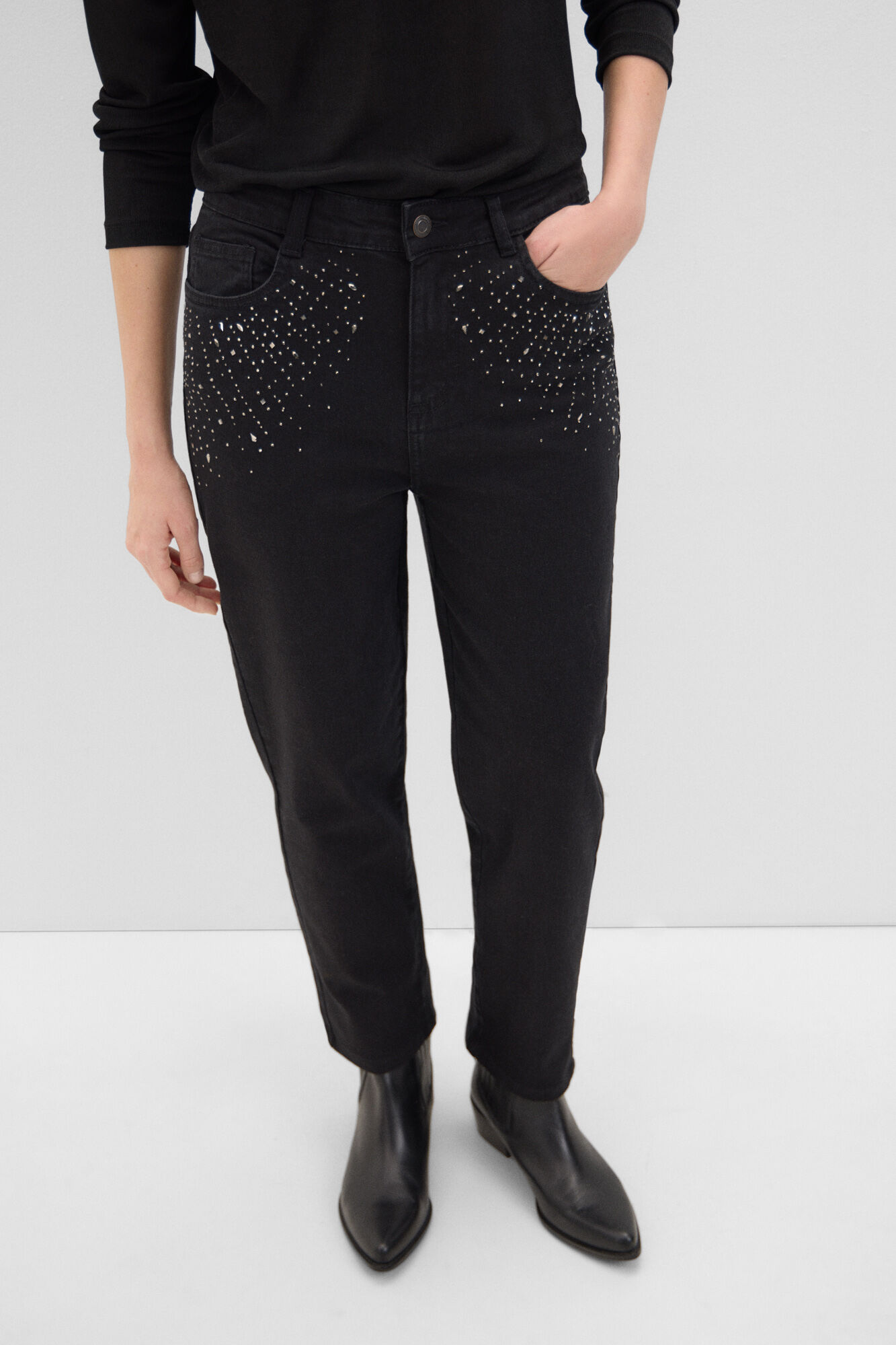 Cortefiel Pantalones Mom Joyas