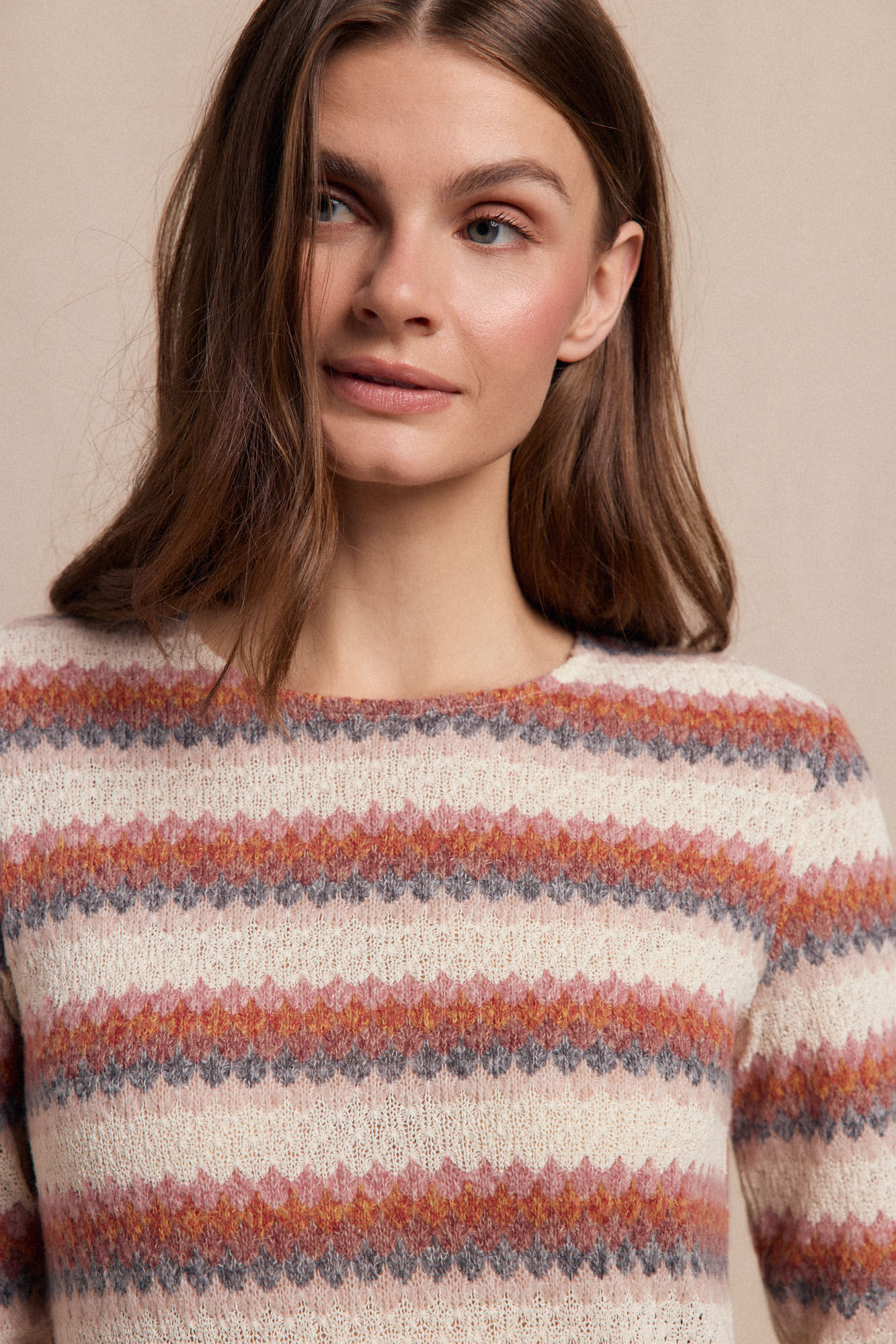 Slowlove Vestido de estructura multicolor