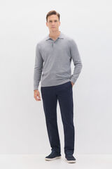 Cortefiel Pantal&oacute;n chino regular fit Azul marino