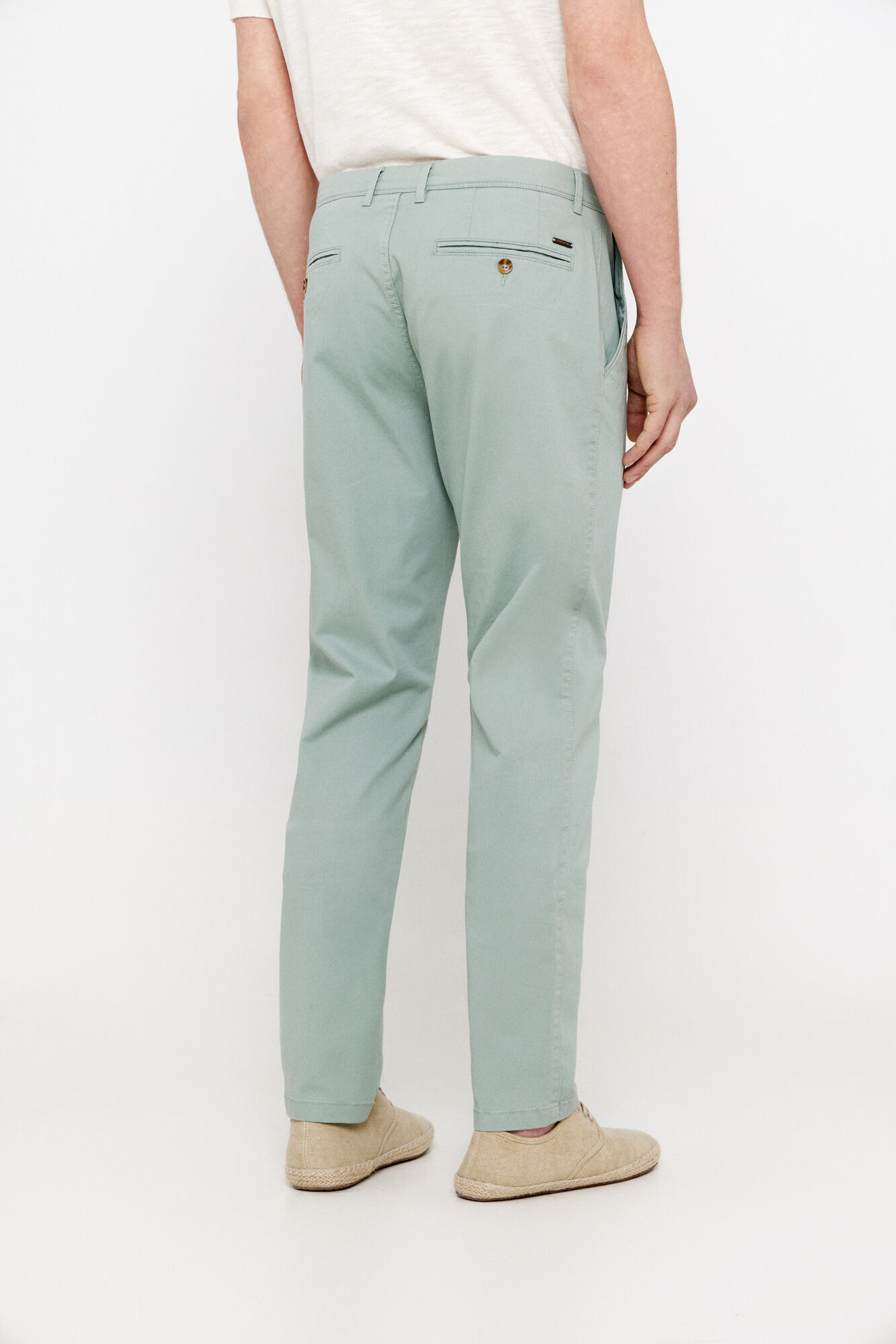 Cortefiel Pantal&oacute;n chino slim fit Verde