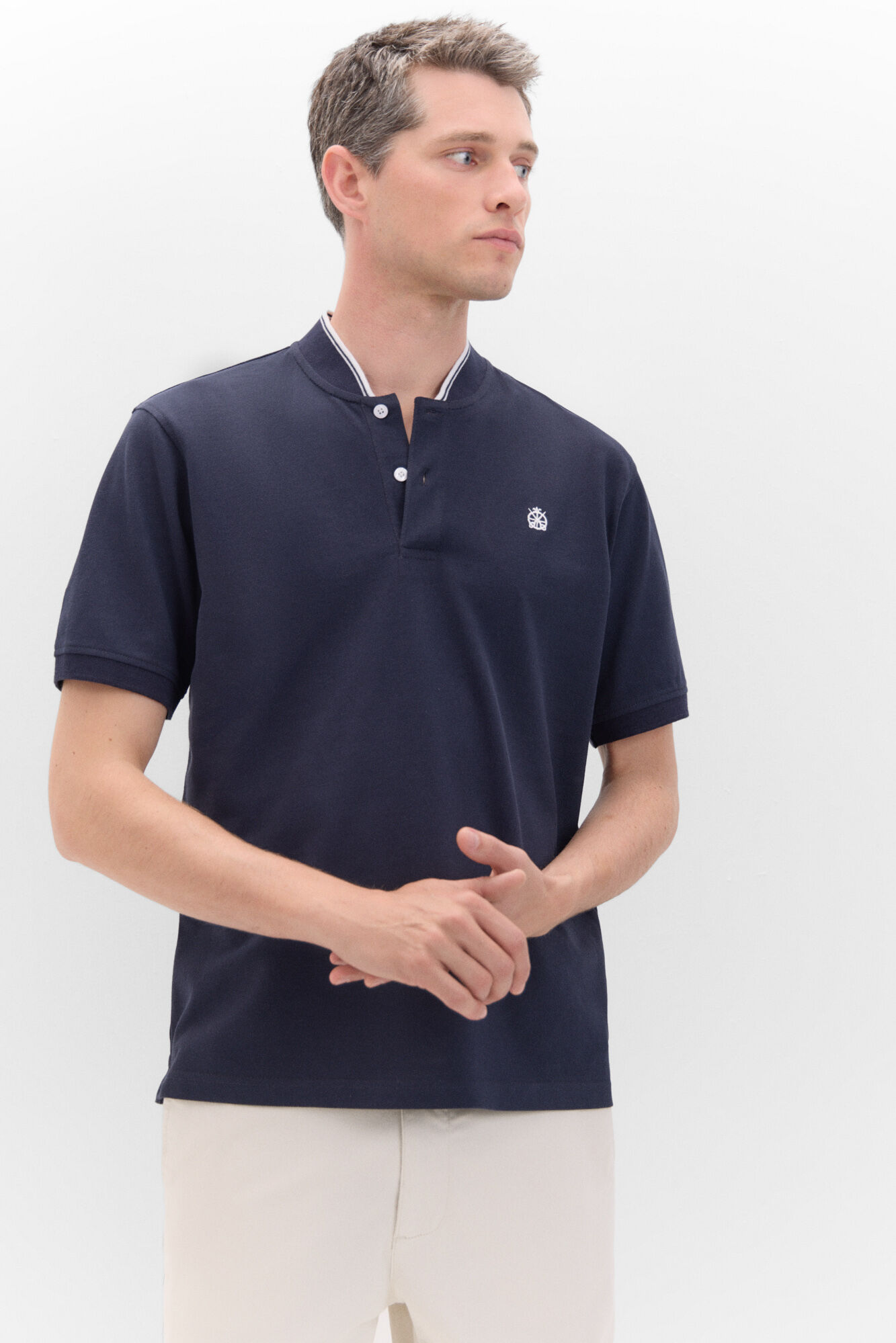 Cortefiel Polo cuello bomber