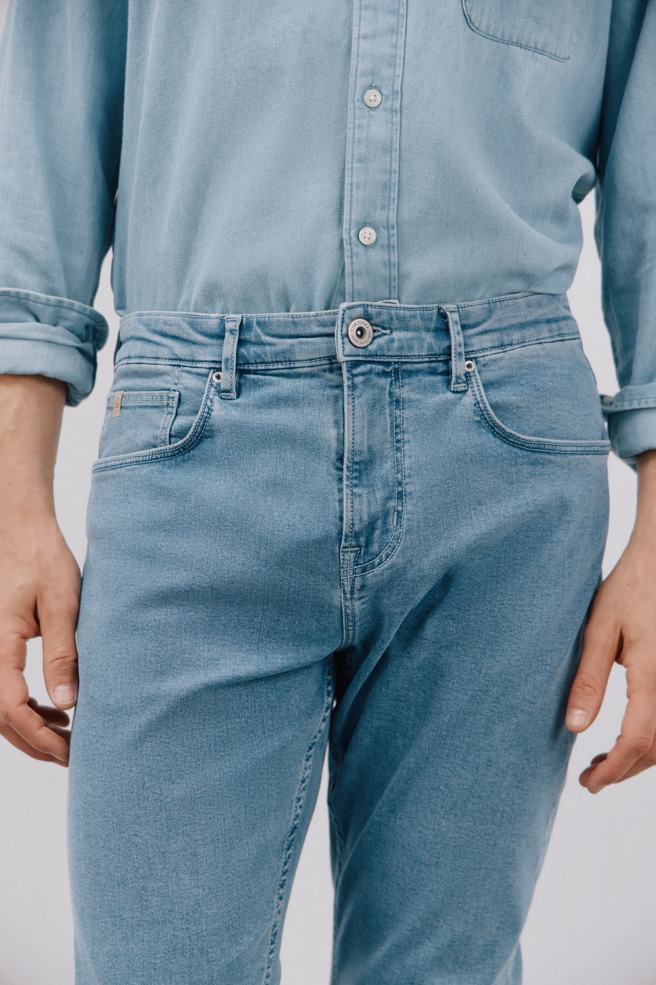 Cortefiel Jeans ligero regular fit Azul