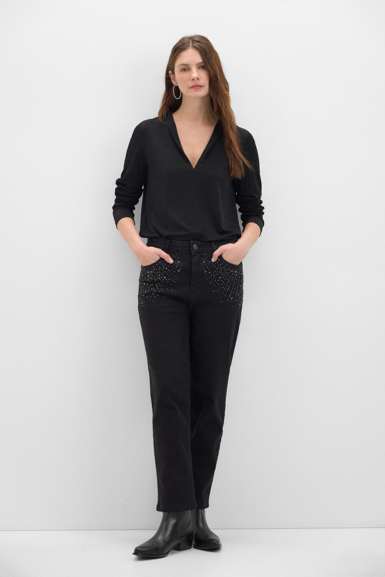 Cortefiel Pantalones Mom Joyas
