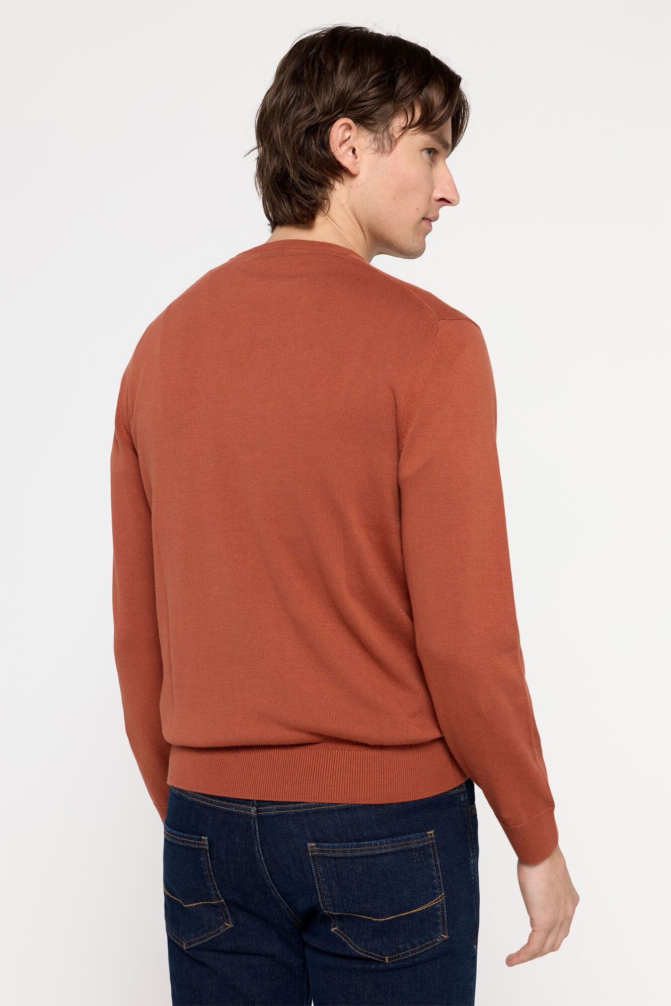 Pedro del Hierro Jersey basico algod&oacute;n PDH Orange