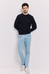 Pedro del Hierro Pantal&oacute;n slim fit de mezclilla Azul Claro