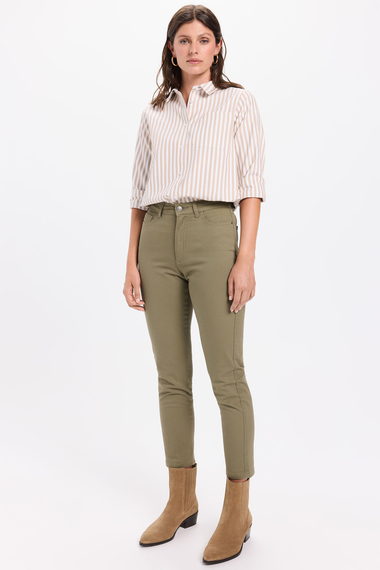 Milano Pantal&oacute;n slim de color