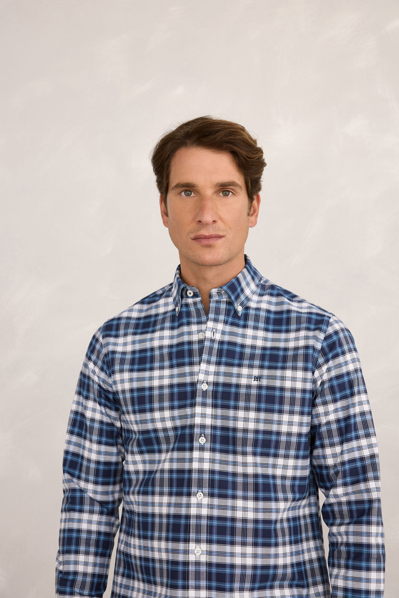Pedro del Hierro Camisa deportiva a cuadros